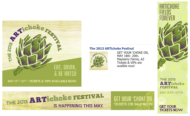 Artichoke Festival 2013 - Digital Ads