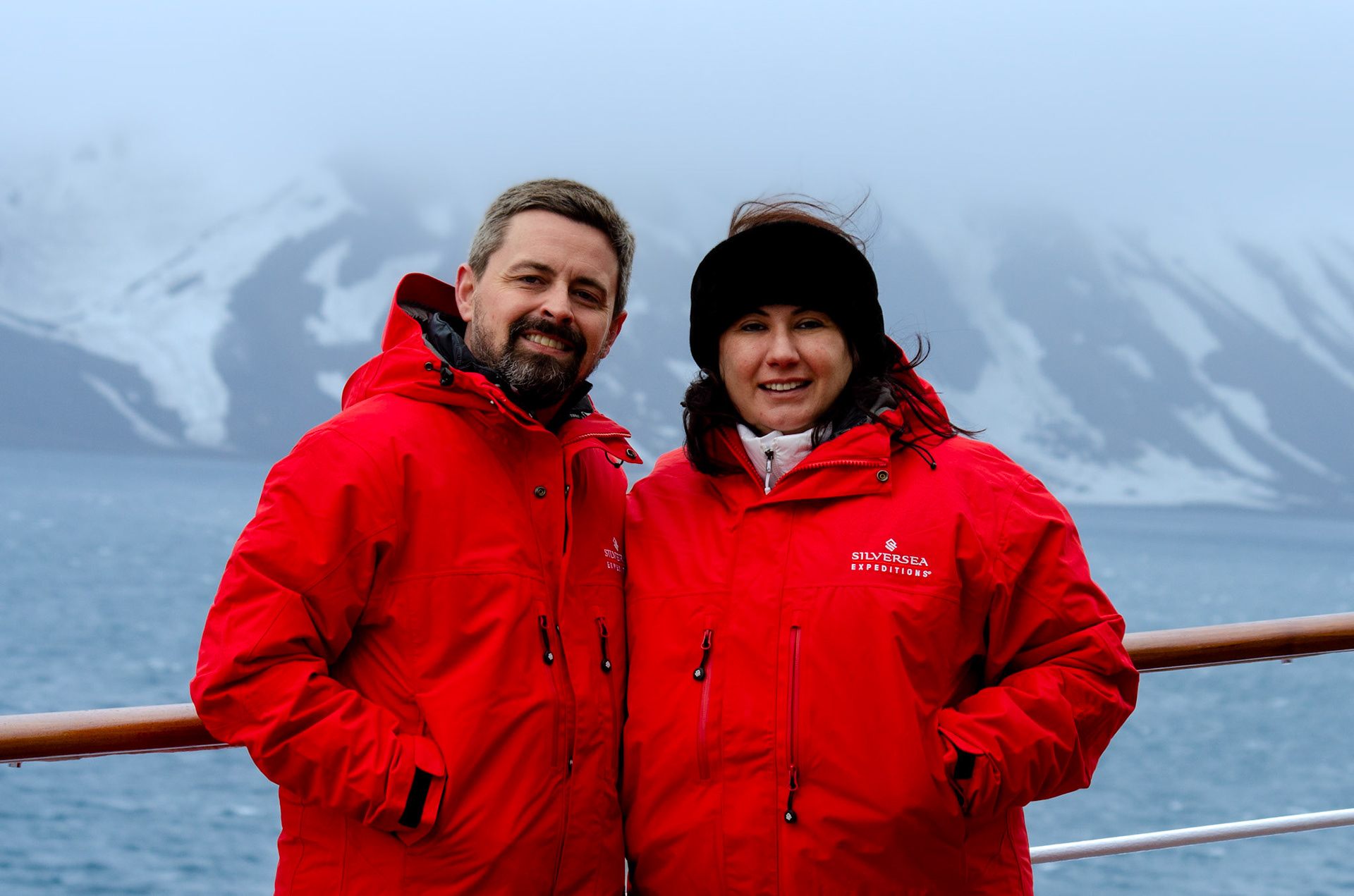 Brett &amp; Iara at Deception Island