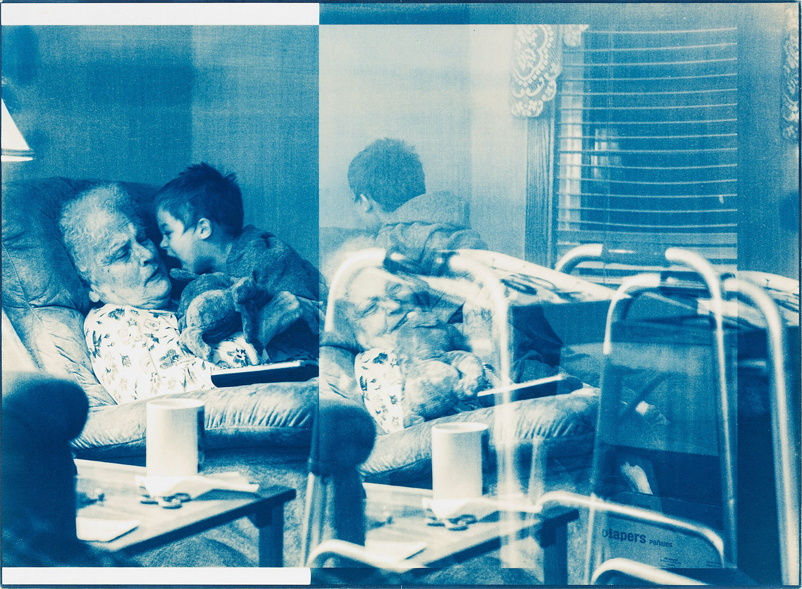 momentary war,2020,toned cyanotype on hahnemuhle rag,15 X 11