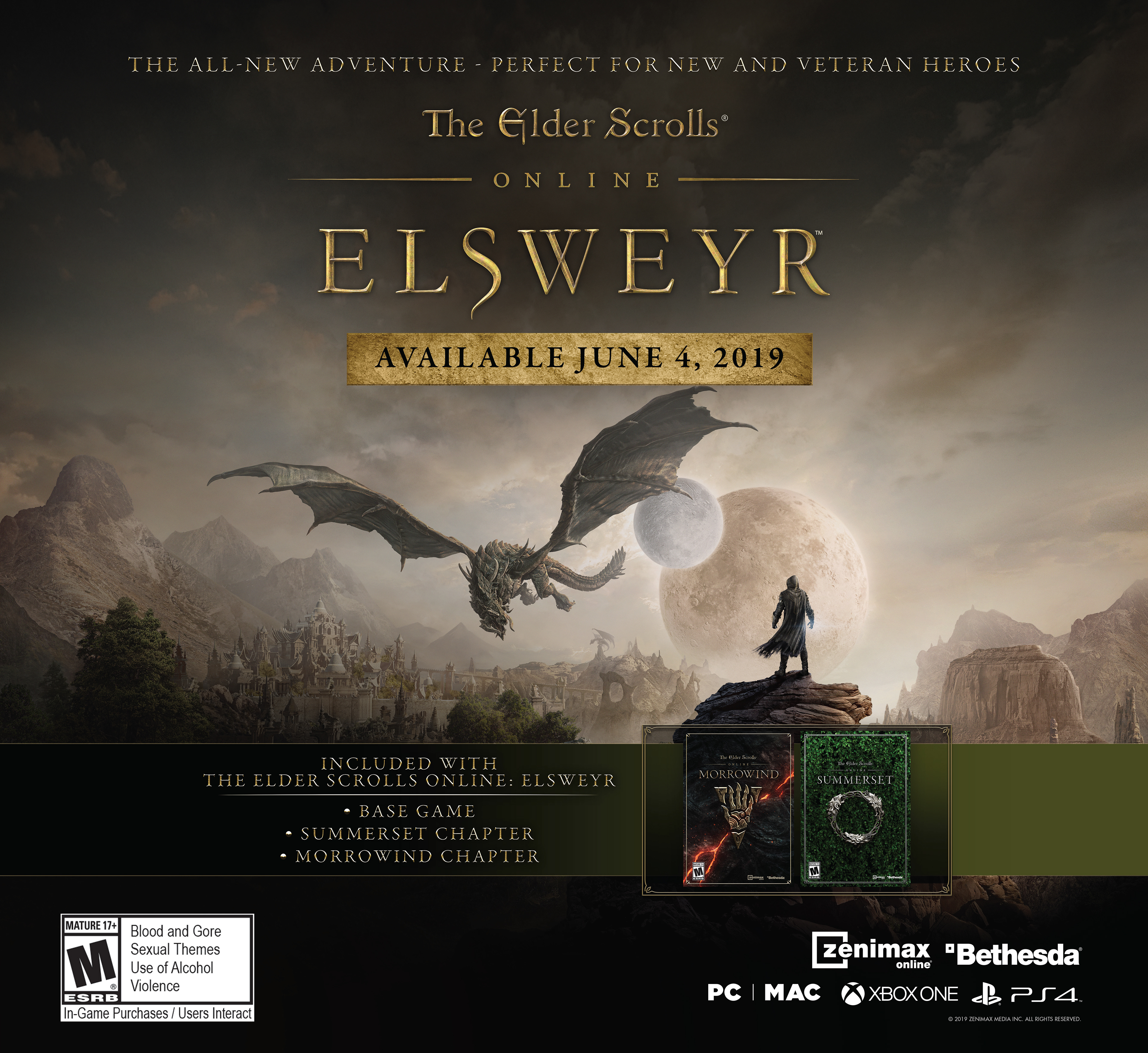 The Elder Scrolls Online: Elsweyr Advertising for print and web