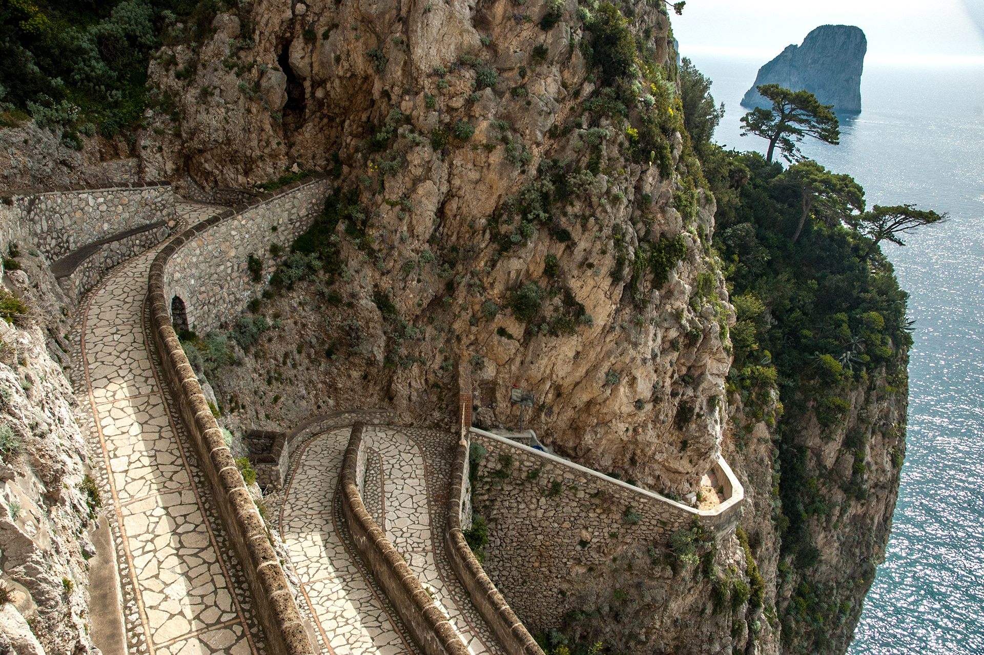 Via Krupp. Capri, Italy. ©2010, Corey Sandler