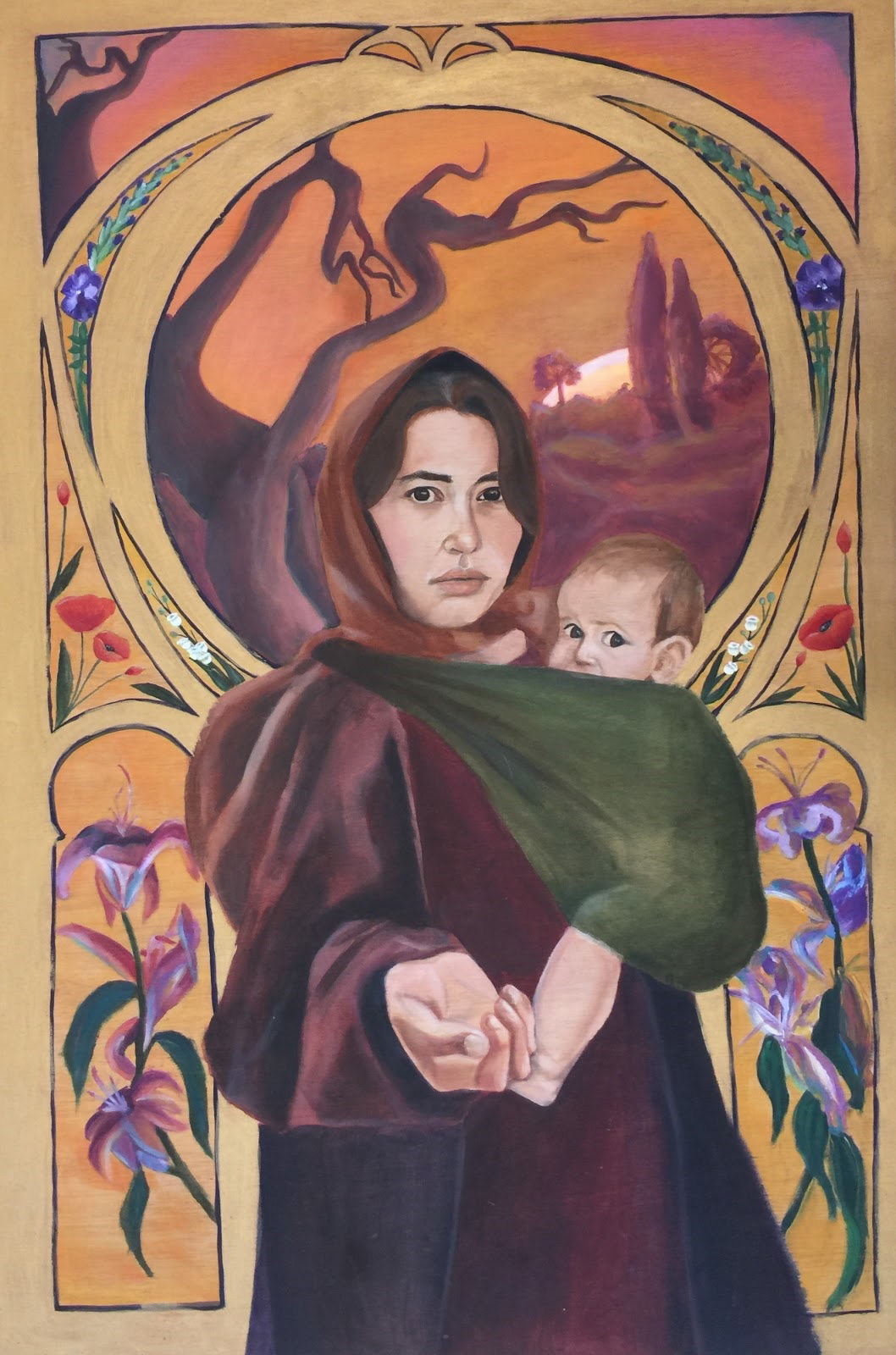 Grace Geisler, When Life Gives You Nothing, Painting, Kenston High School, Educator: Todd Malkus, Grade 12,  Honorable Mention