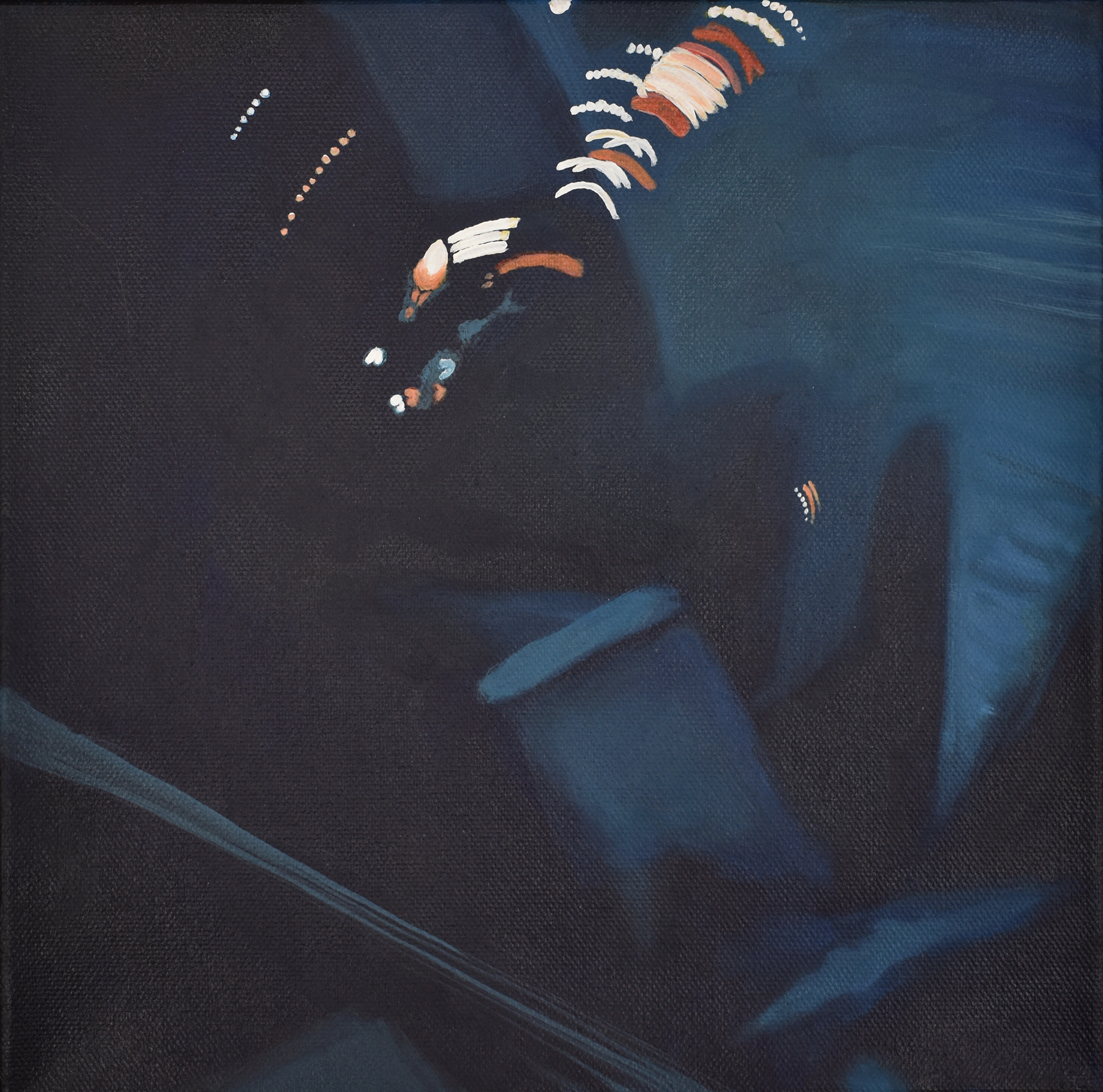 Noelle Kostyack, Spinning and Falling, Painting, North Royalton High School, Educator: Katie Ford, Grade 12,  Honorable Mention