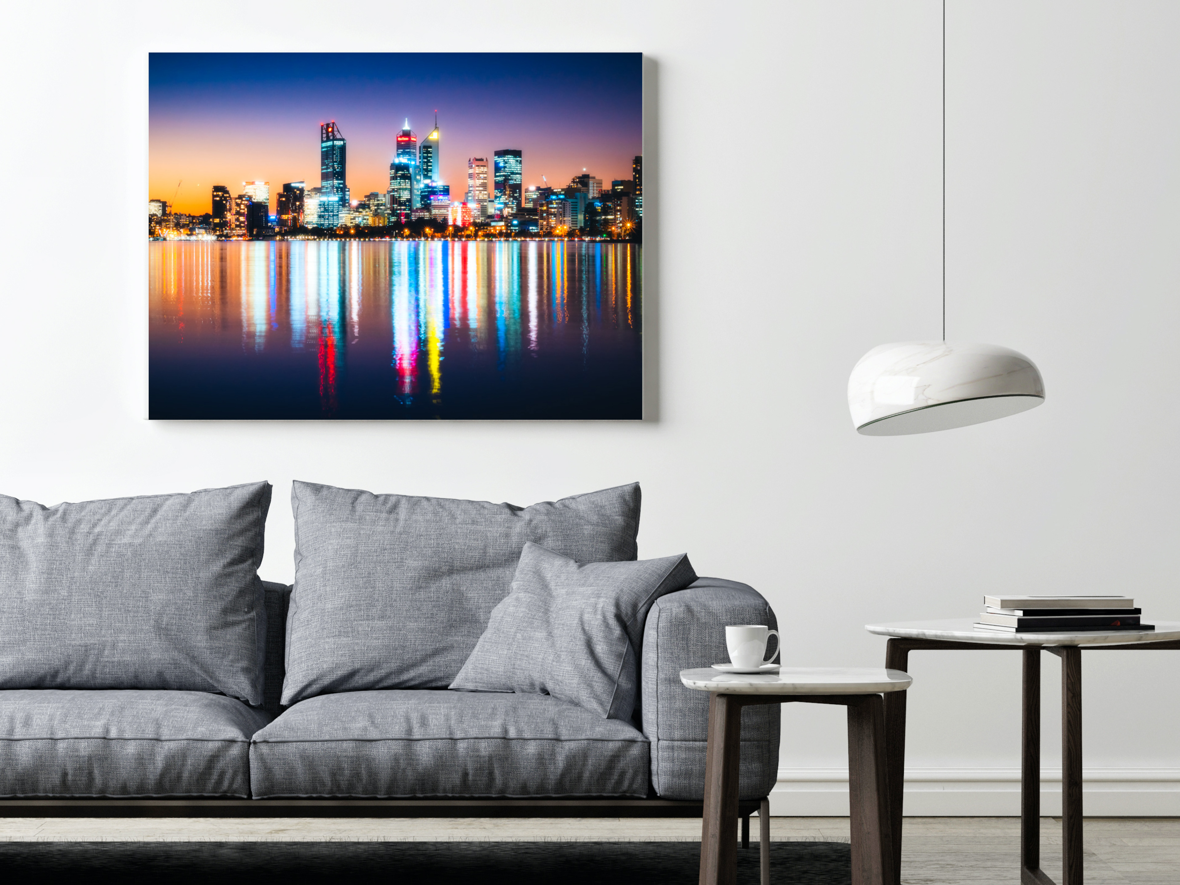 Perth City Skyline - Canvas (90 x 60cm) - $280