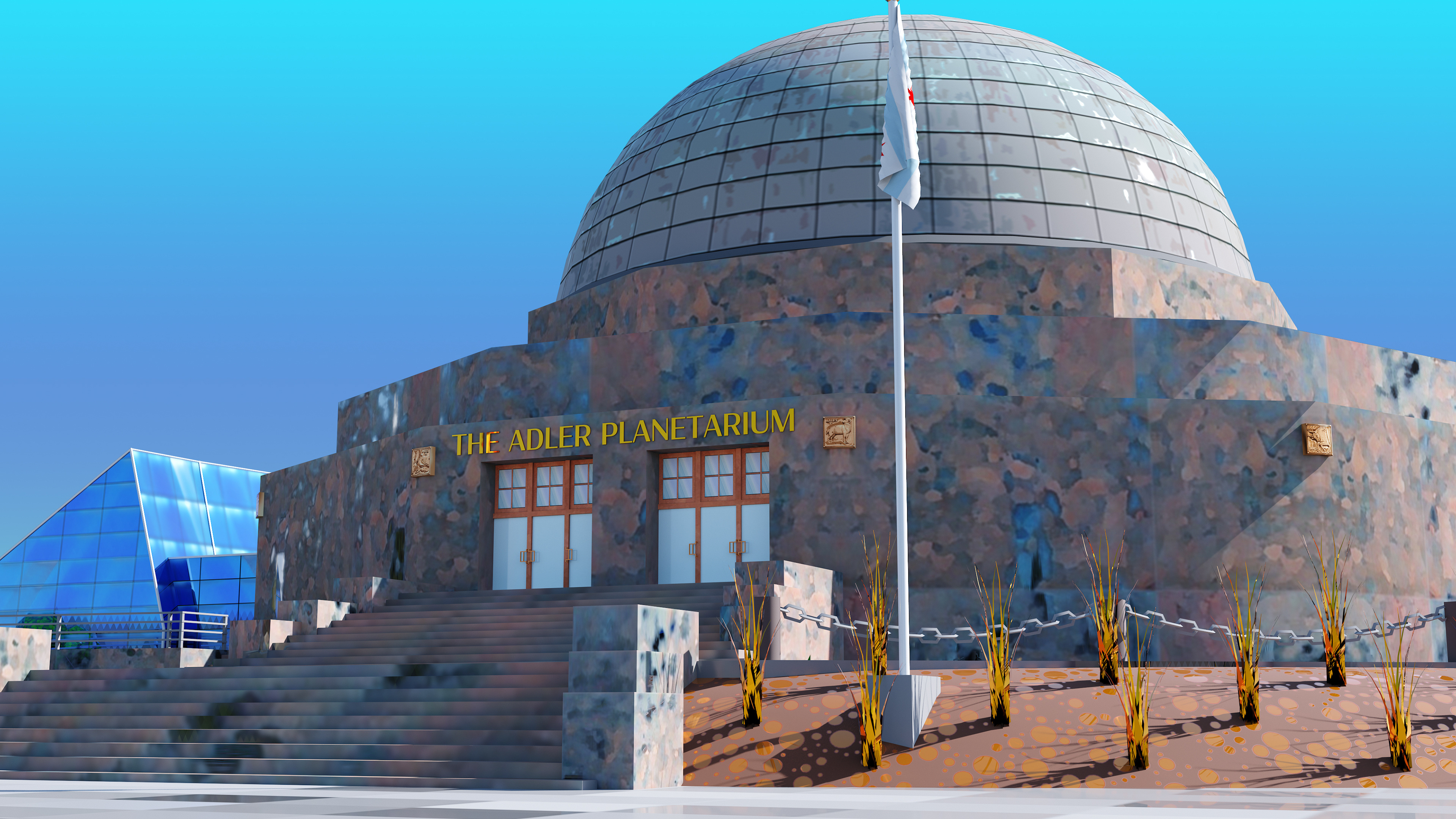 Adler Planetarium in Mozilla Hubs created by Patrick McPike