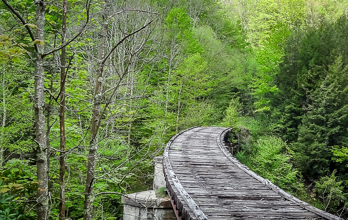 W Virginia train tracks