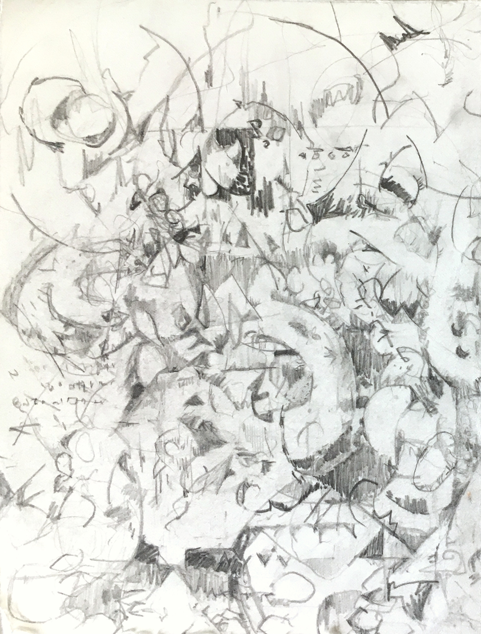 'Landscape' - Pencil on paper, 2018