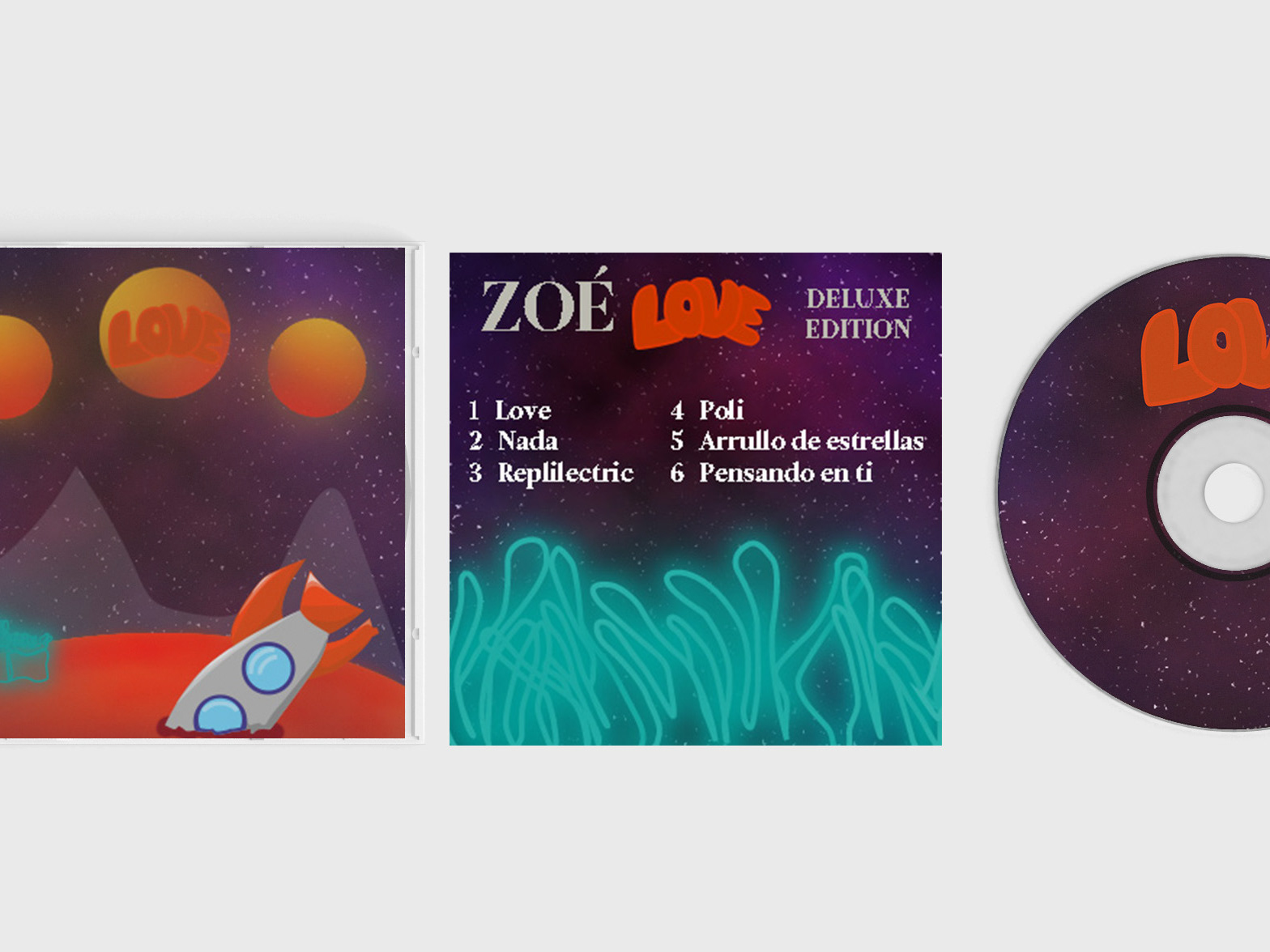 Rediseño portada de disco banda Zoé - Fer Fdez