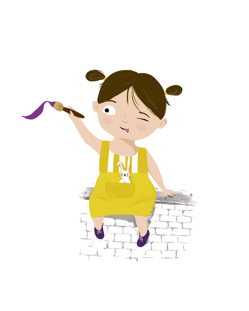I PAINT PURPLE - character design