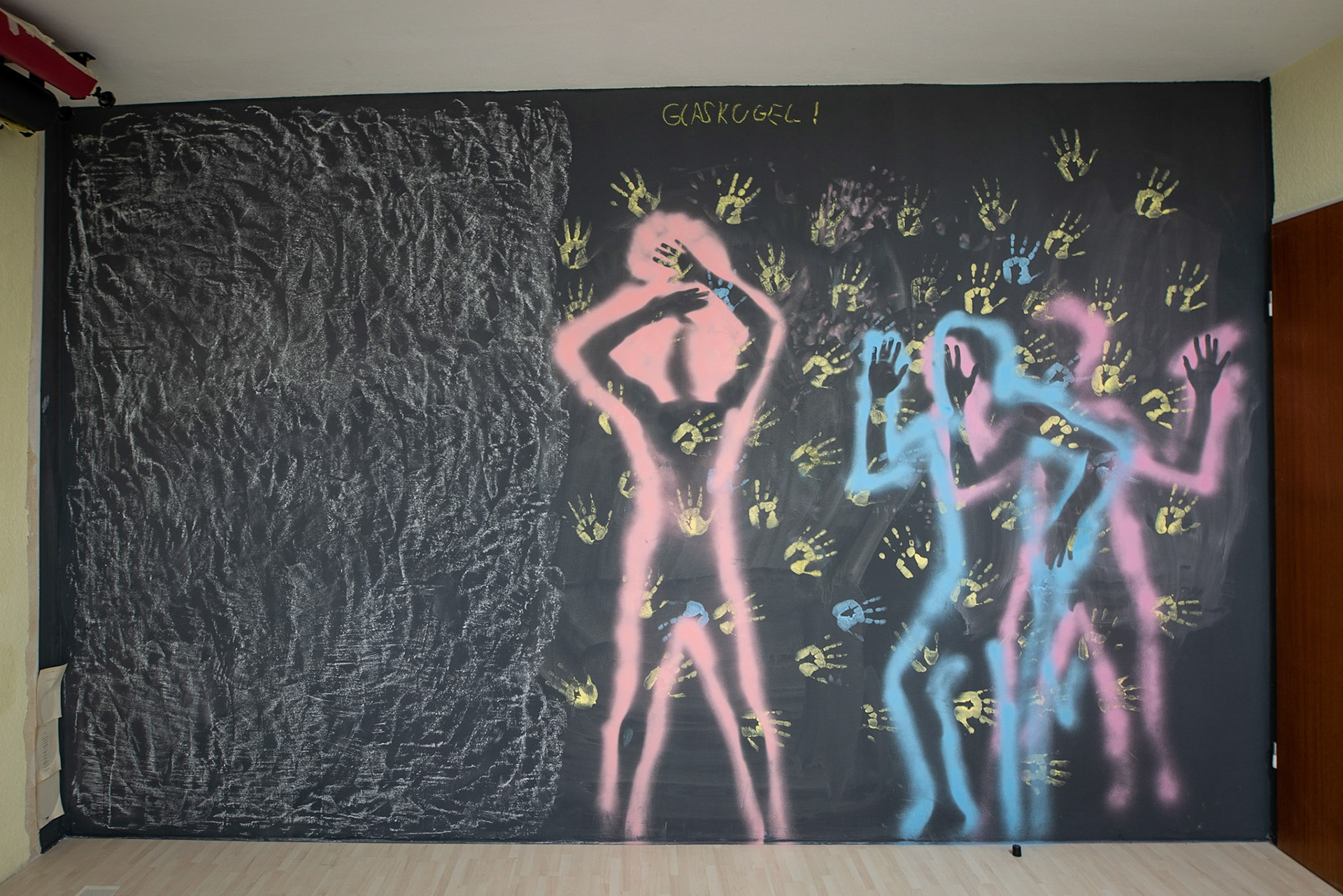 Die Kreidewand, immer wieder anders