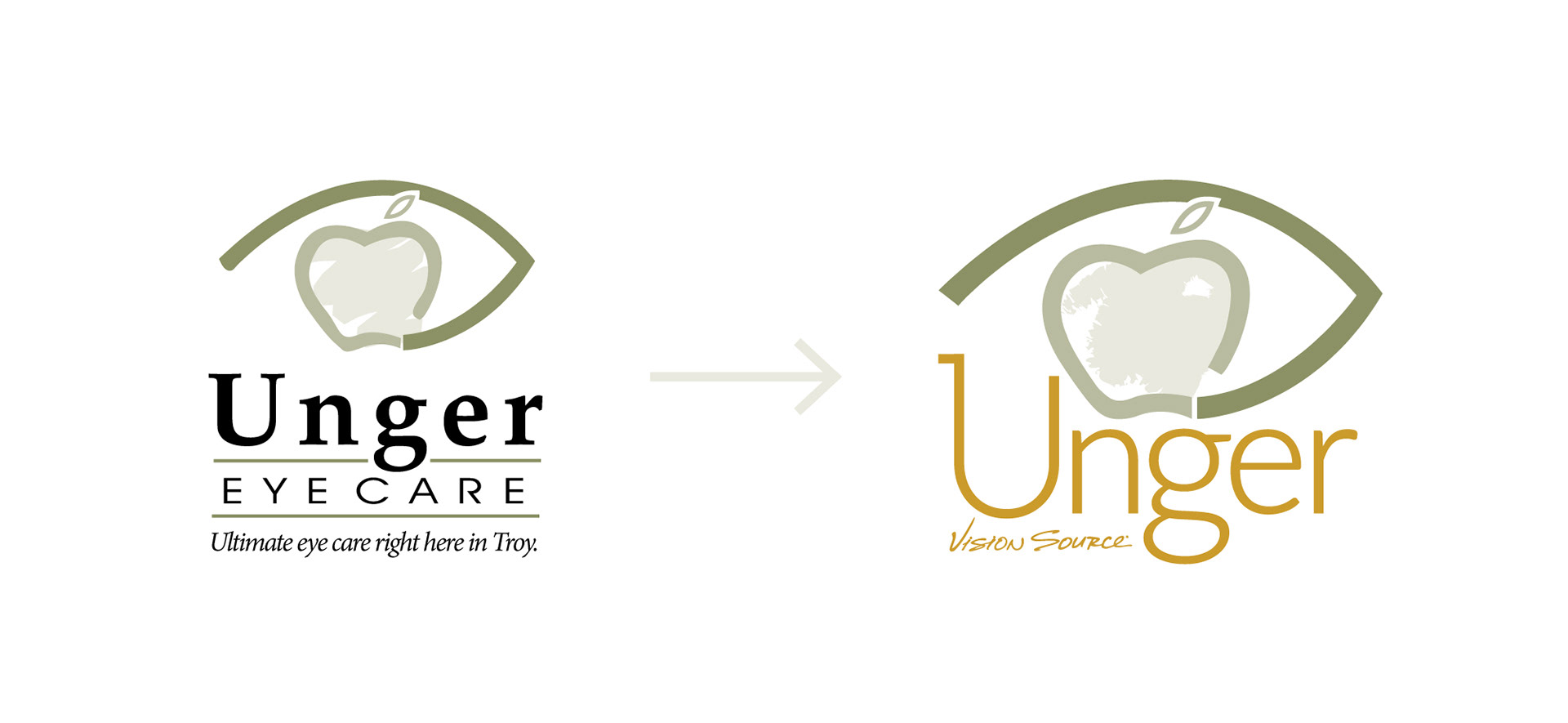 Unger Creative Unger Eye Care Rebrand