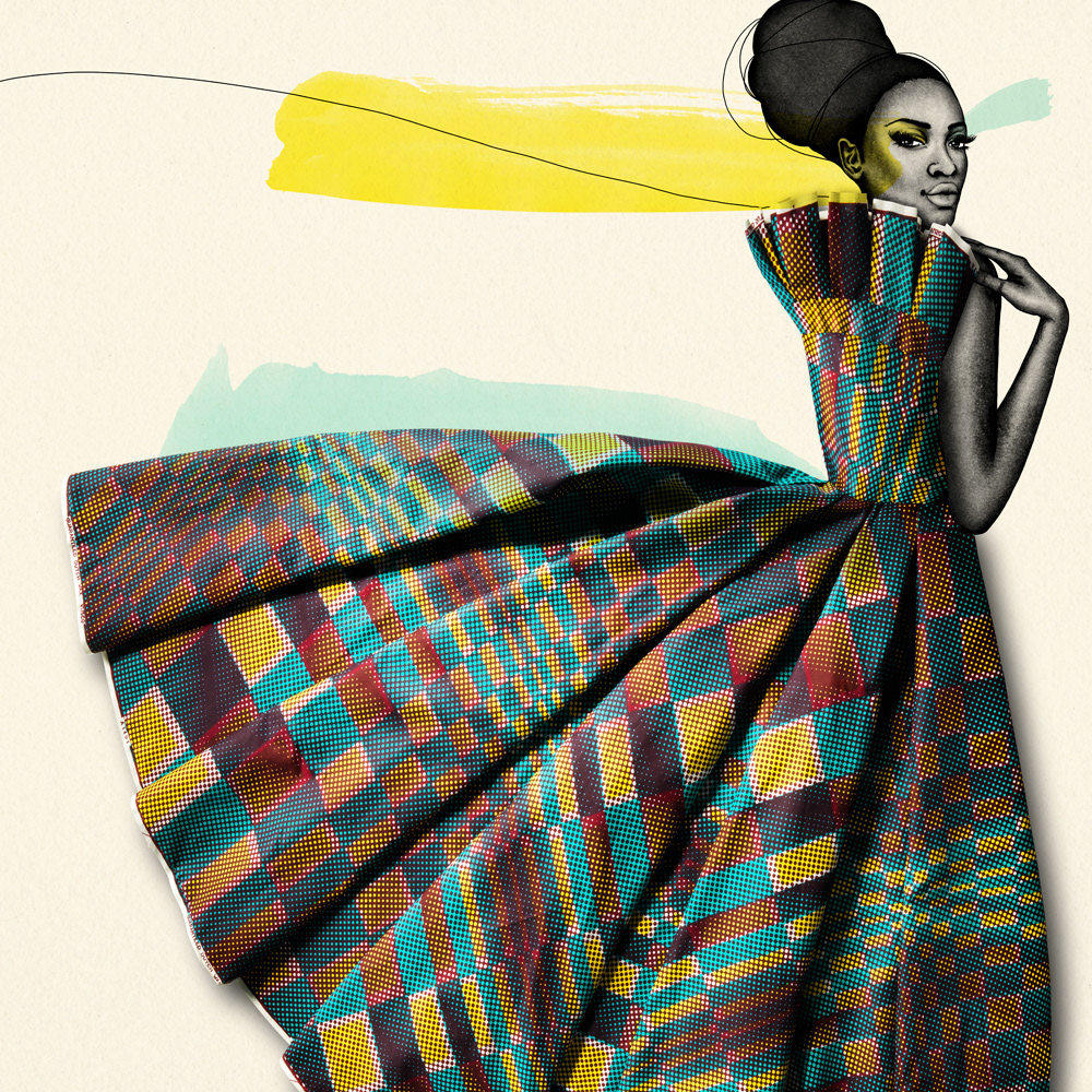 Vlisco Delicate Shades @ Anneke Krull