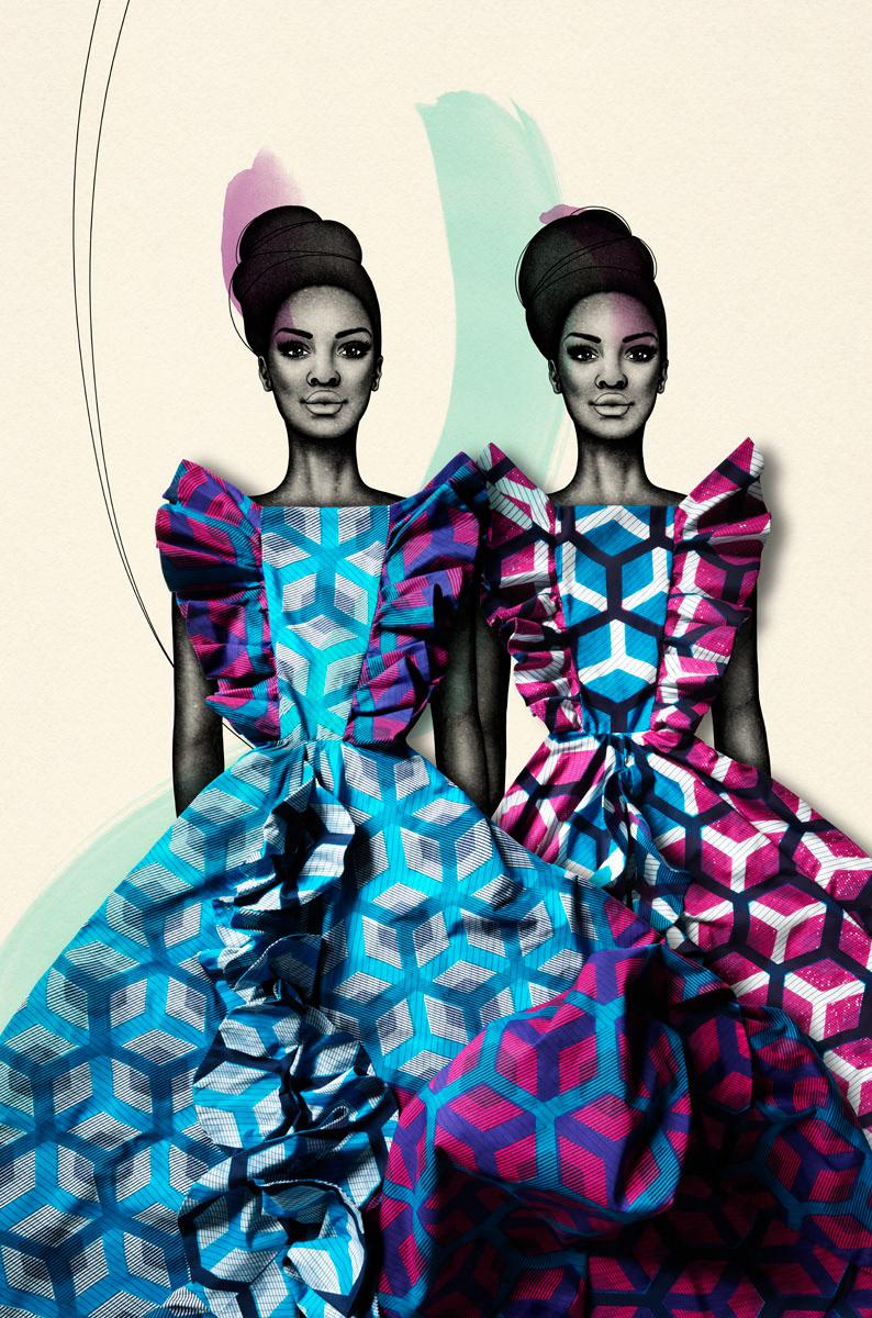 Vlisco Delicate Shades @ Anneke Krull