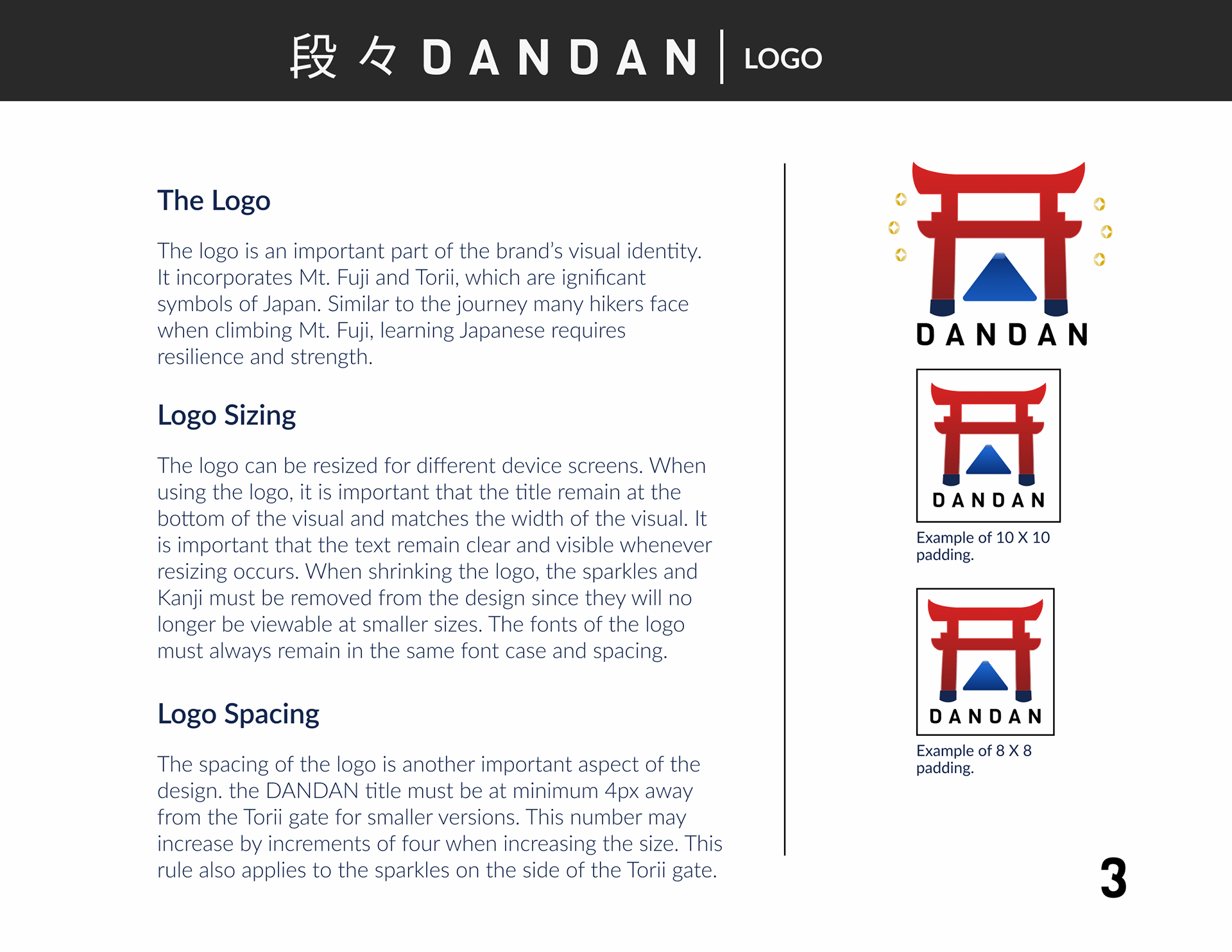 Dandan's logo explanation