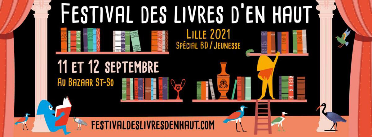 Ce week-end, vous pourrez me retrouver au tout premier festival des livres d'en haut, dédié à la BD et à l'album jeunesse. Il y aura plein de beau monde. Plus d'infos et programmation ici : https://www.festivaldeslivresdenhaut.com/ici :