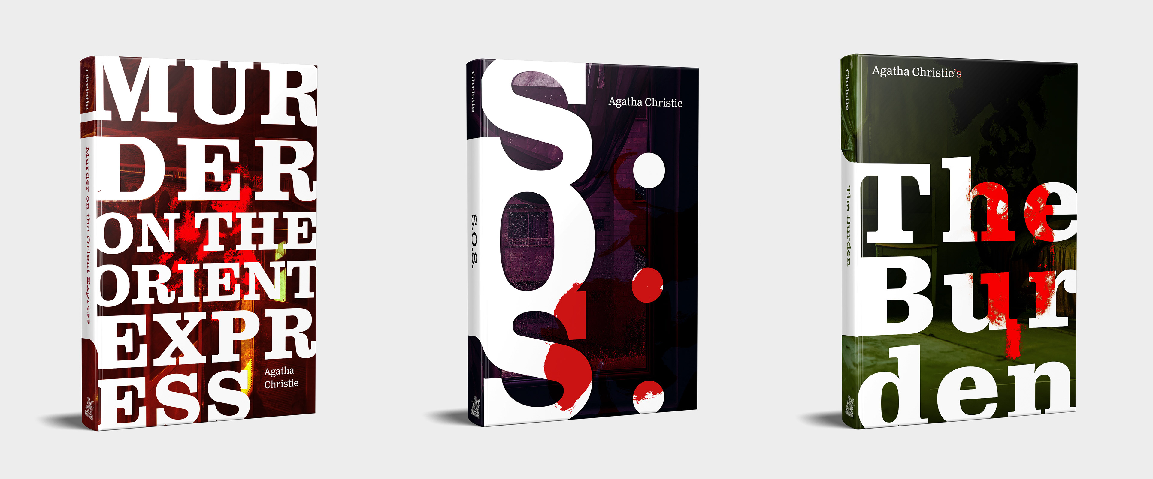 Book Series Design for works by Agatha Christie