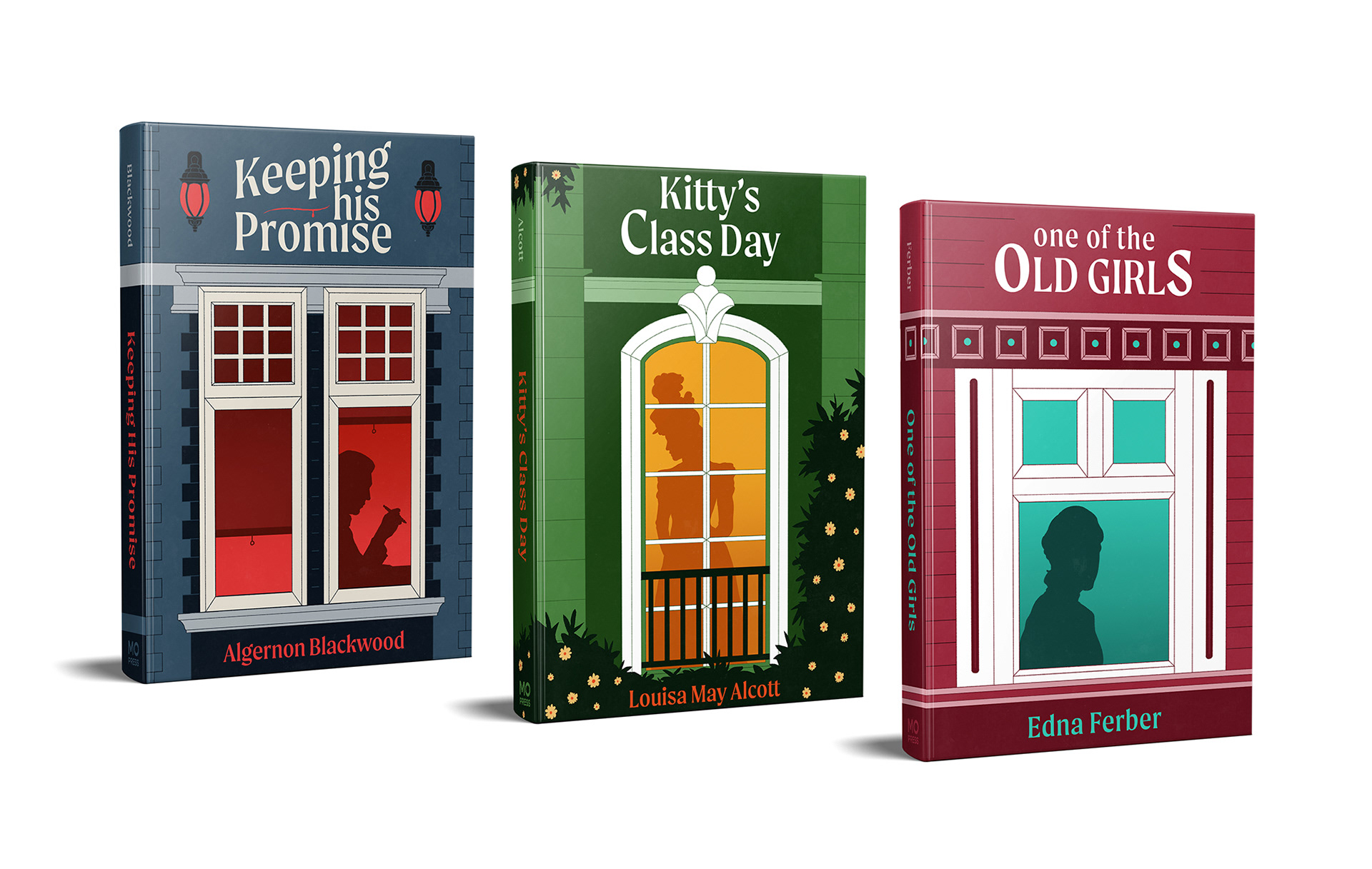Book cover design for a three book series.