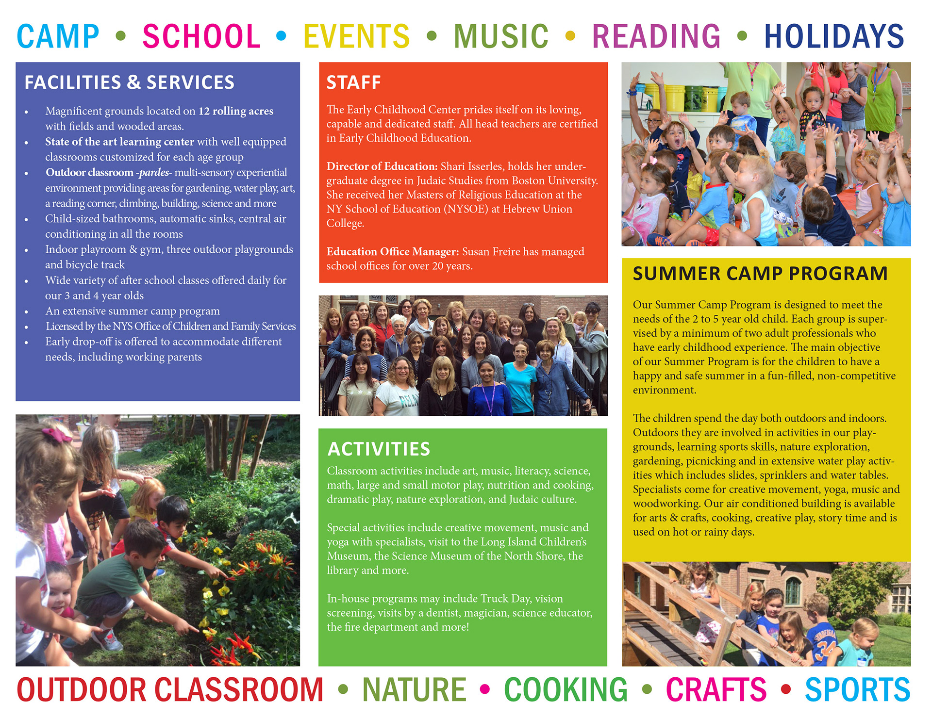 Design180 Early Childhood Center Brochures Design180 Early Childhood Center Brochures