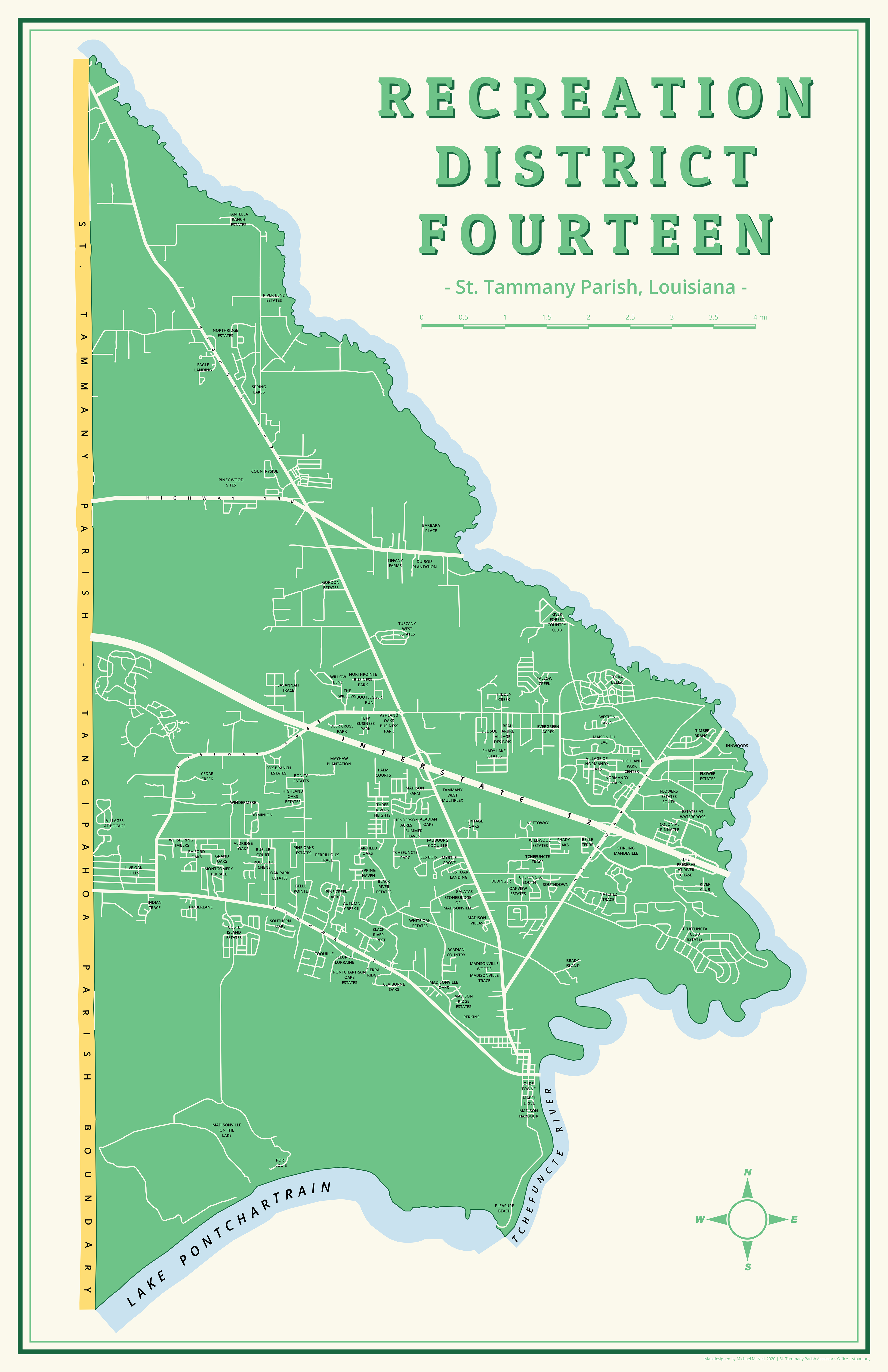 Michael McNeil st. tammany parish maps