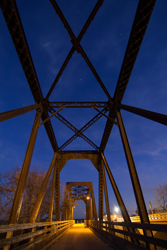 stars over winters railroad bridge