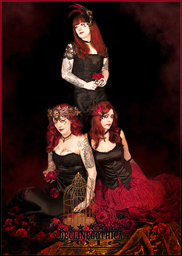 Models: Kat Von Tease, Cherry Zombiie and Bex - 2016