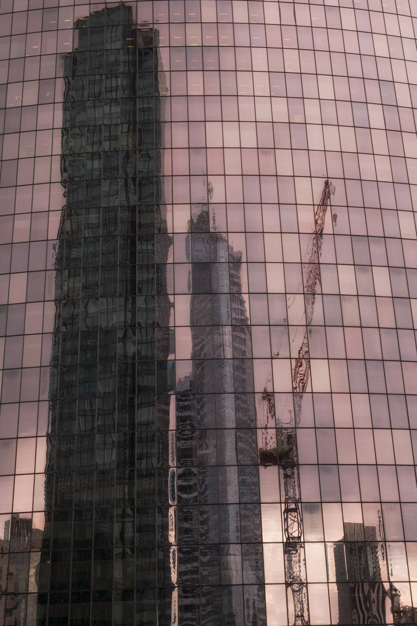 Construction Relections - La Defense, Paris, France