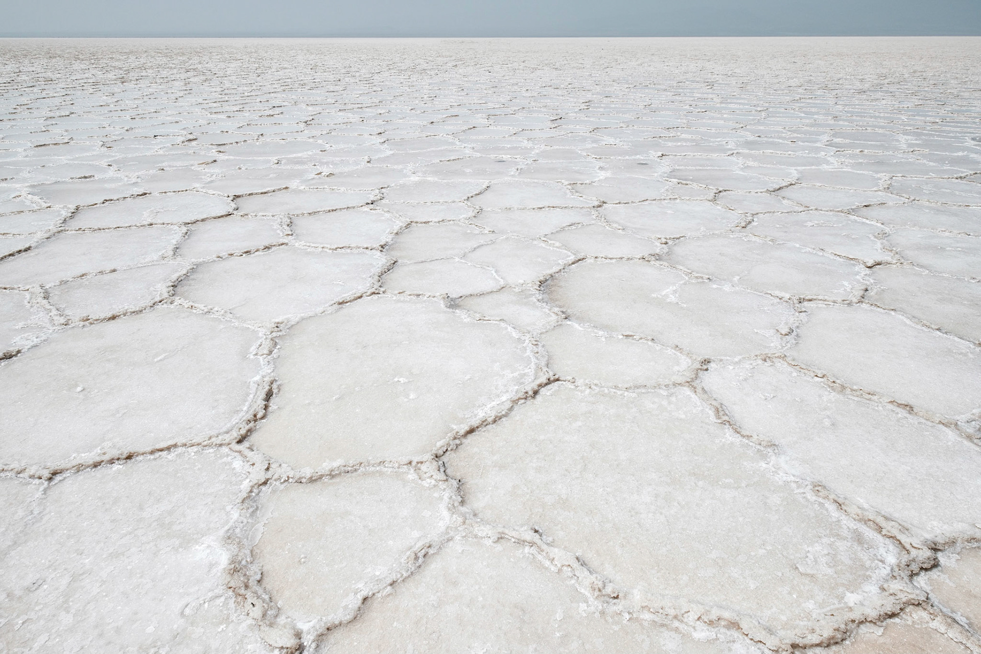 Salt Crust - Lake Asale, Danakil Depression, Ethiopia