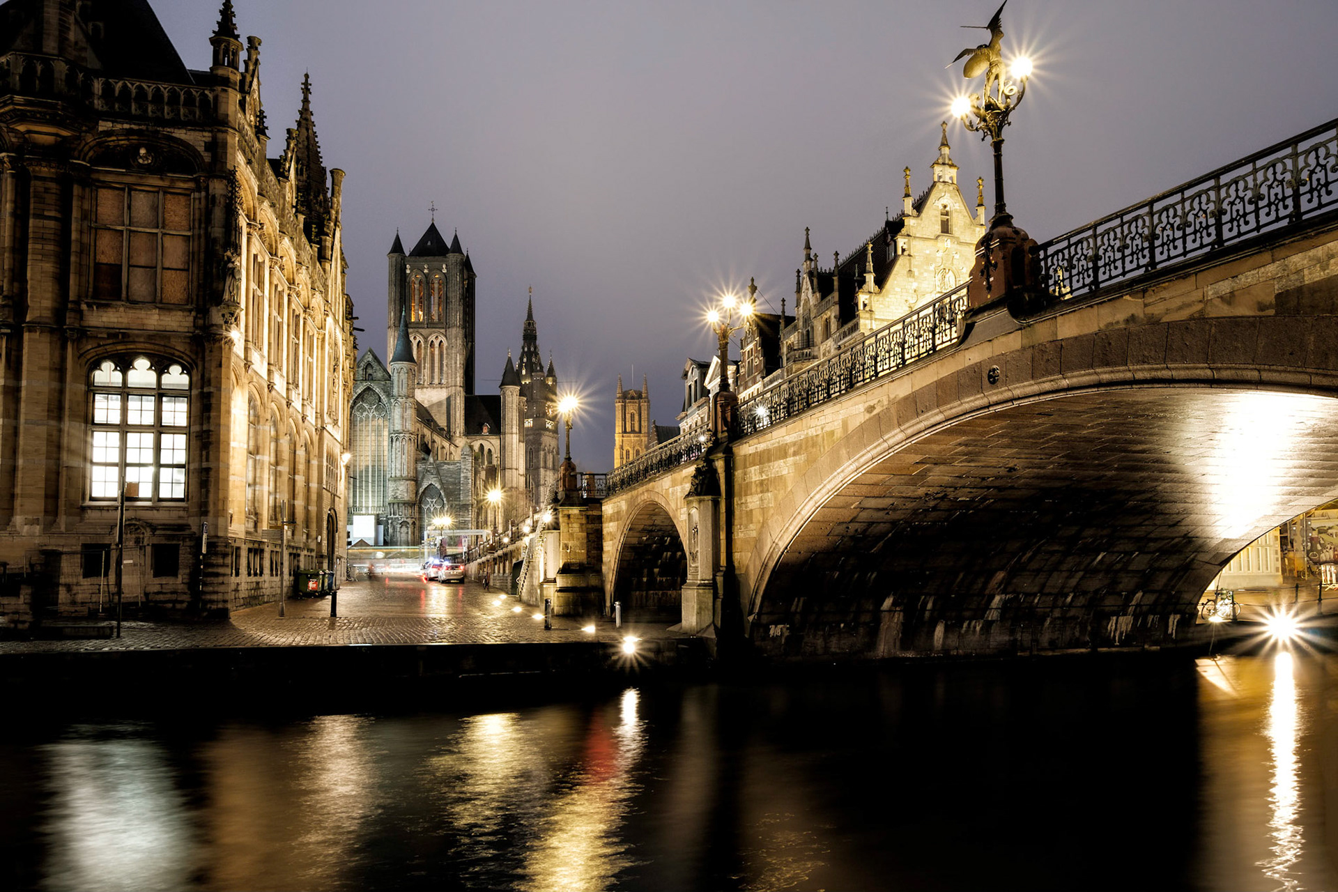 St Michielshelling Bridge - Ghent, Belgium