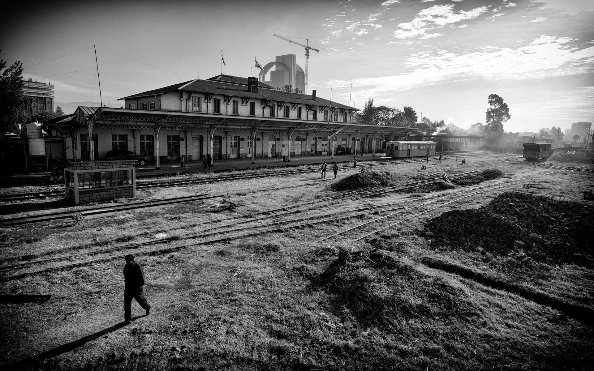 Old & New - Train Station, Addis Ababa, Ethiopia