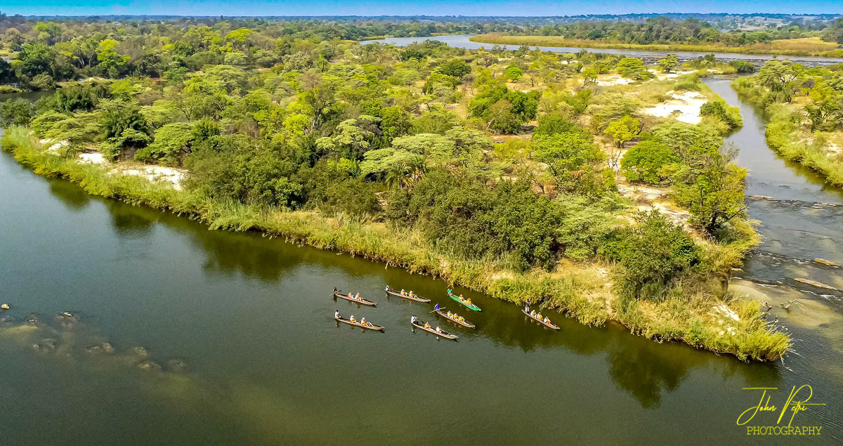 Cubango River, Namibia, Africa