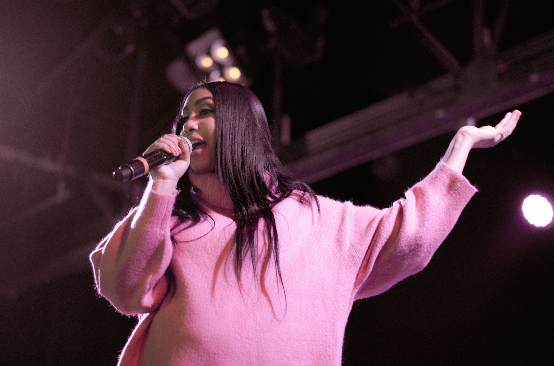 Queen Naija at Warehouse Live in Houston, TX (2018).