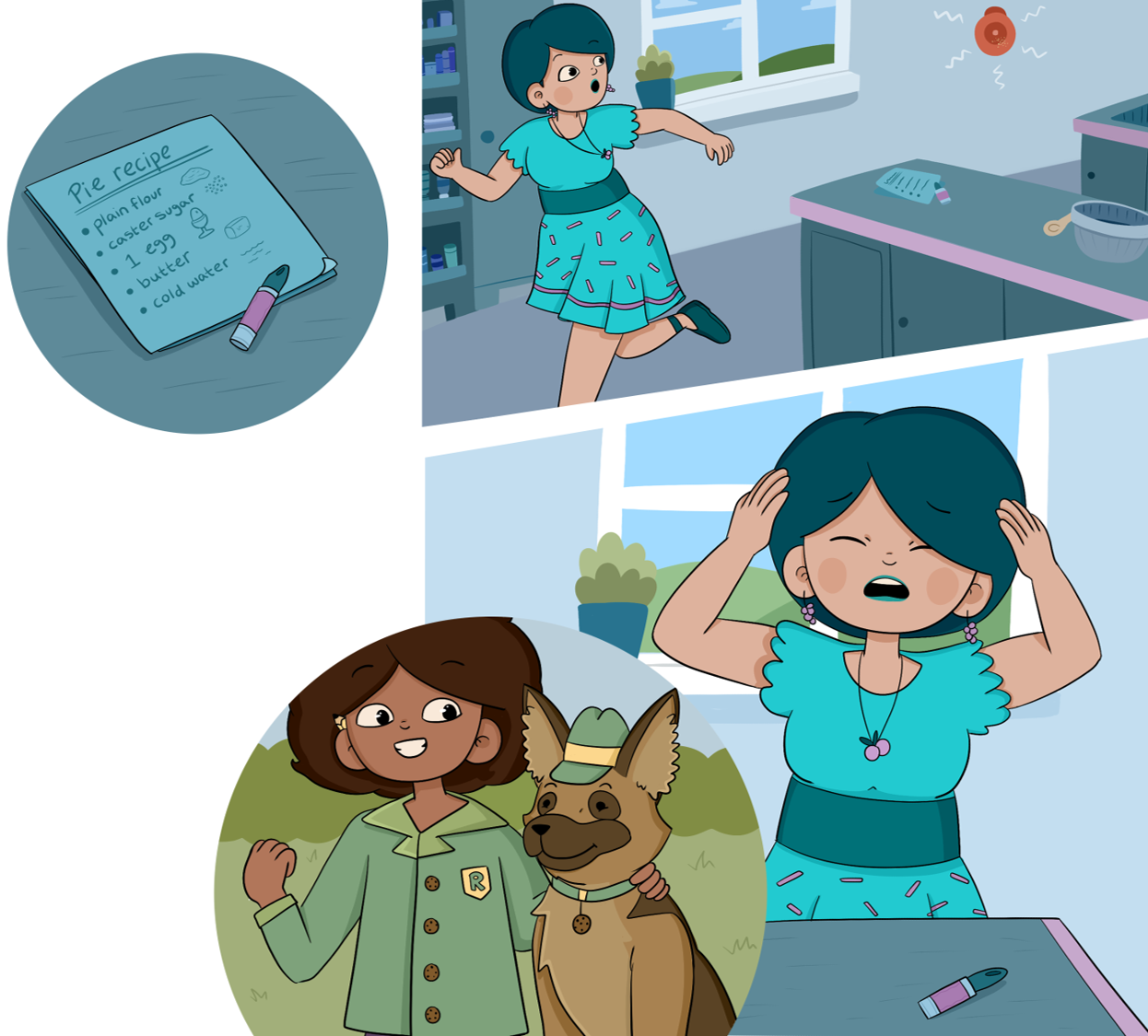 Inside illustration for 'Riley Rye - Private eye'