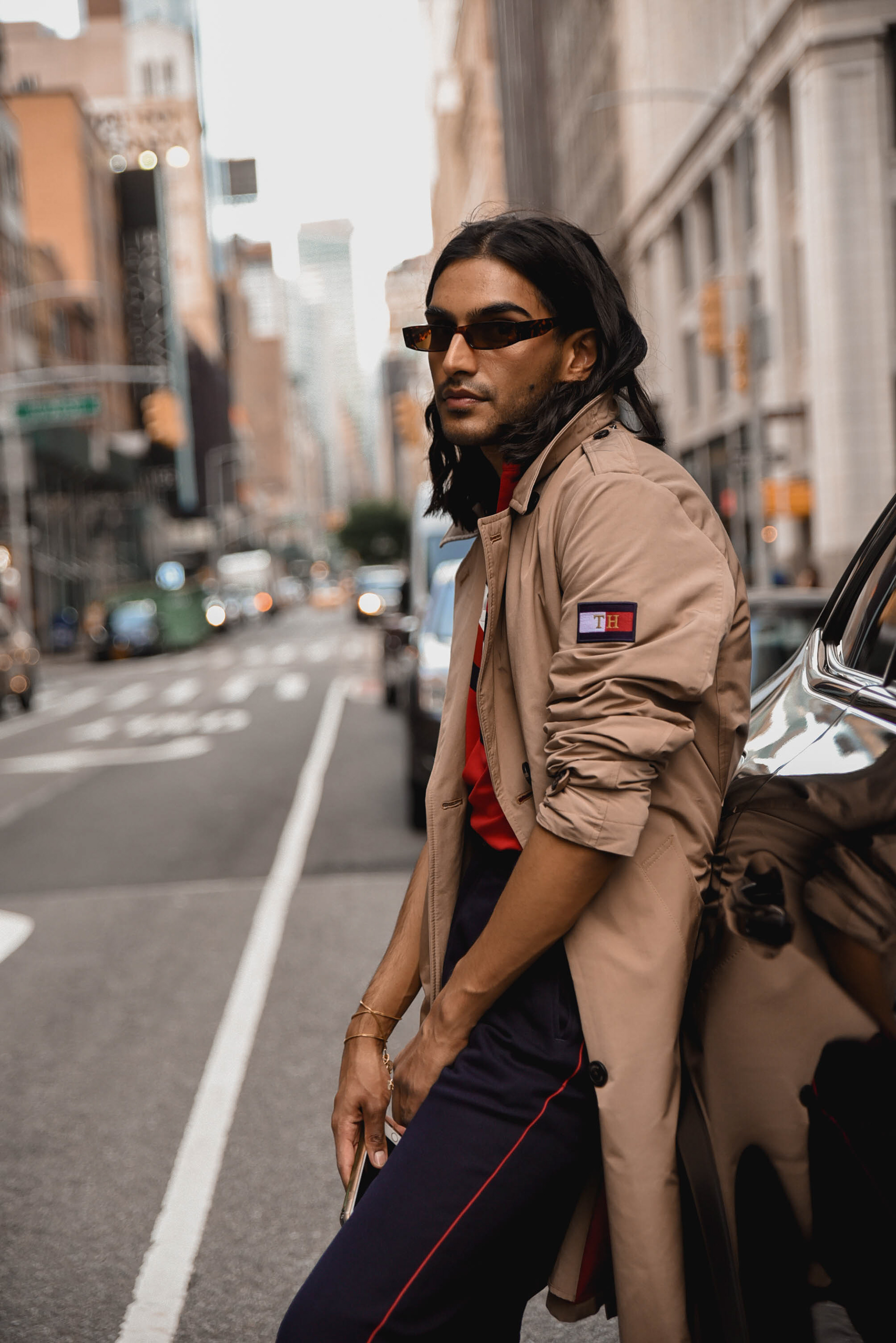 @Rahi_chadda on the way to the TommyxZendaya show in NYC