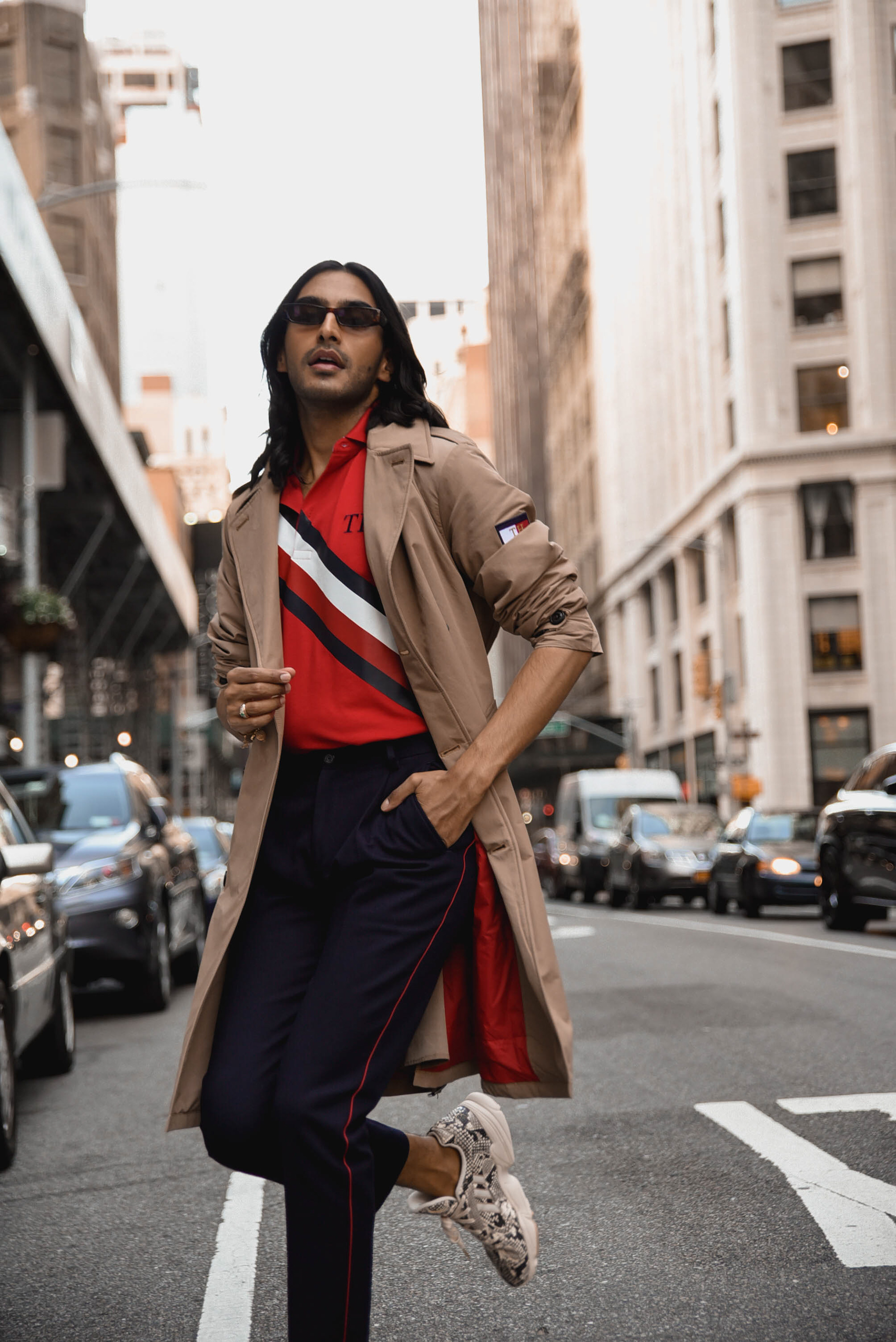 @Rahi_chadda on the way to the TommyxZendaya show in Harlem, NY