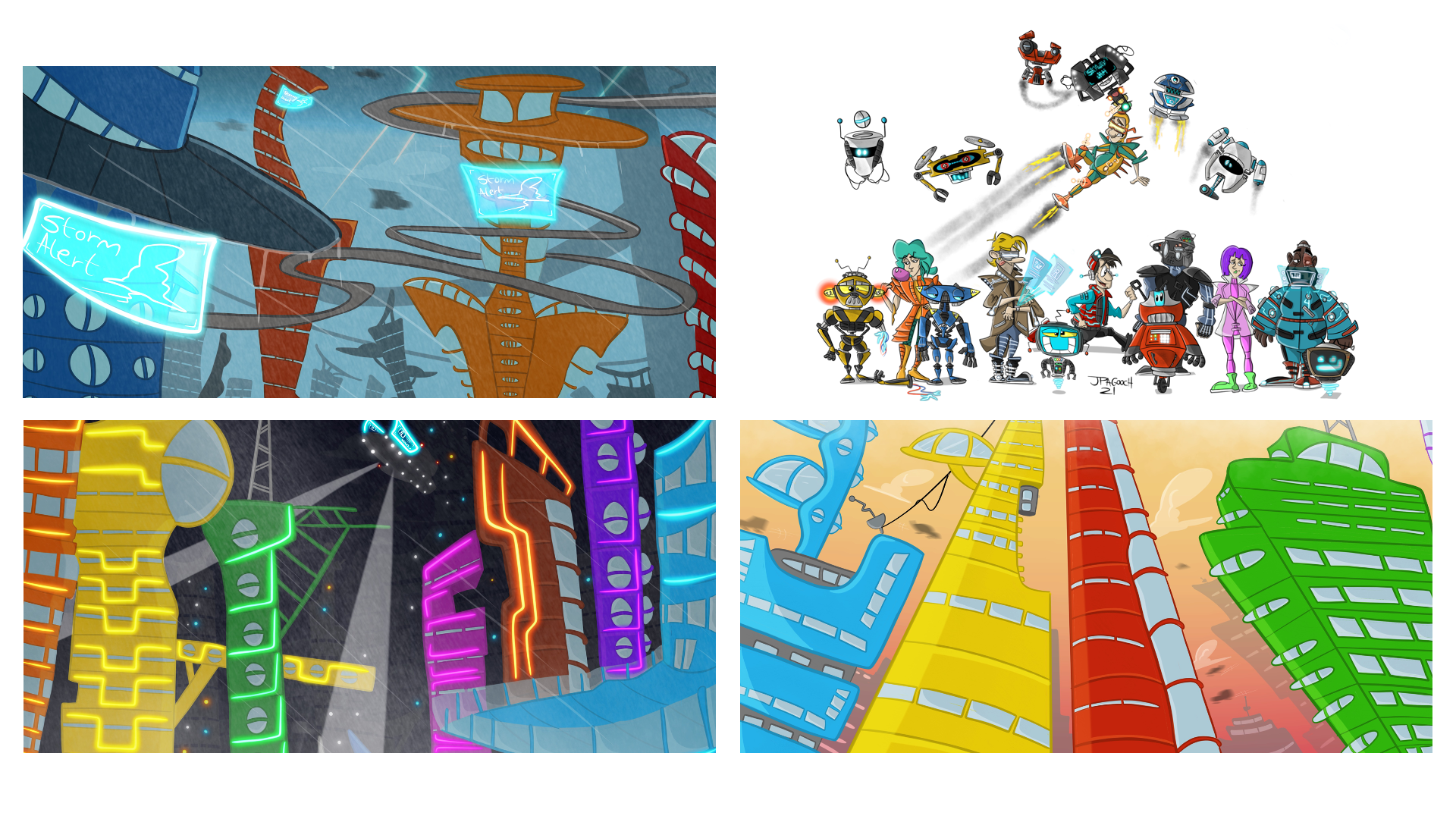 JAMES GOOCH Character and Environment Illustration