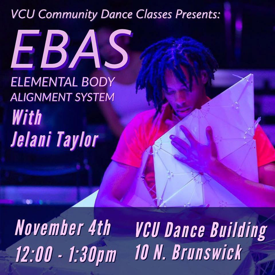 VCU Community Dance Classes, 11/04/18 - Instagram Post