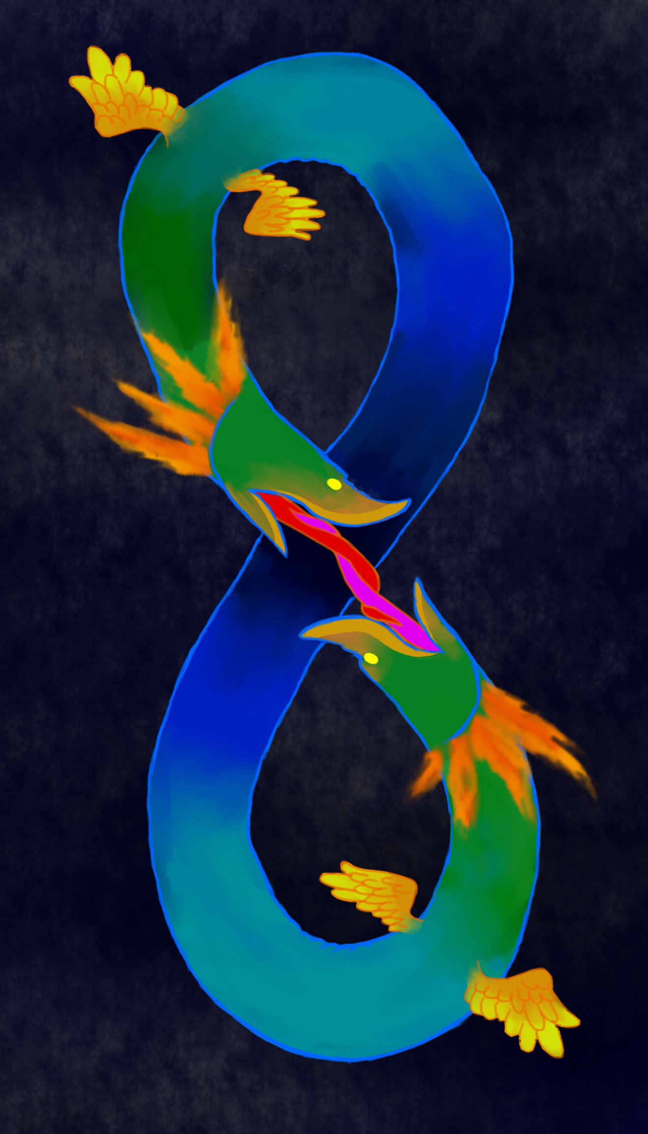 Nancy McSwiney - Ouroboros mobile wallpaper Nancy McSwiney - Ouroboros mobile wallpaper