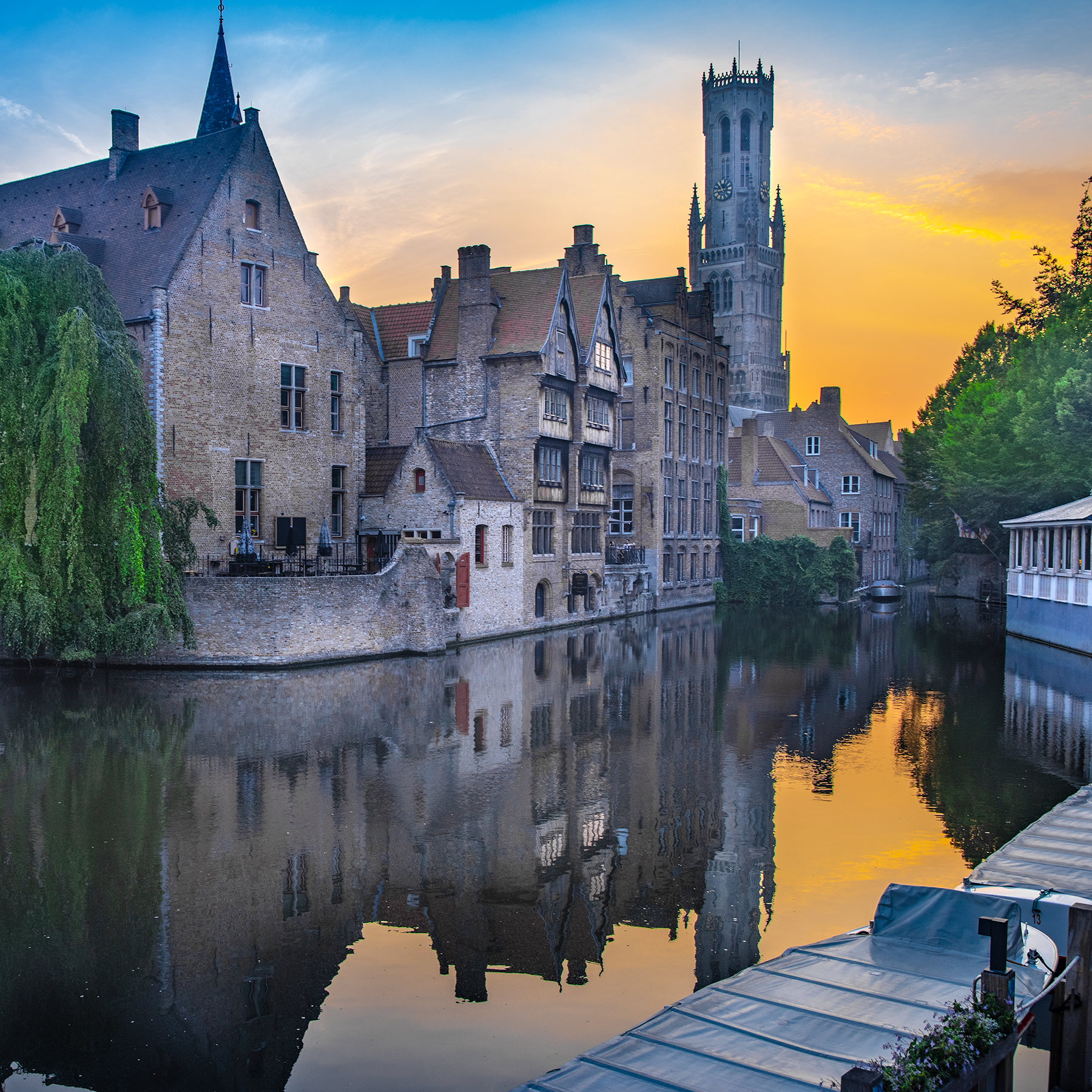 Spring sunset - Rozenhoedkaai