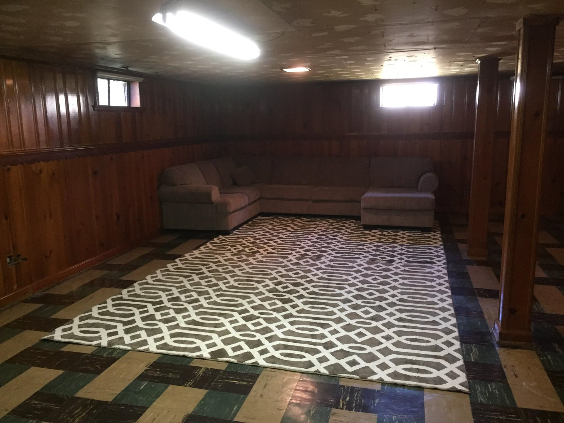 Basement before