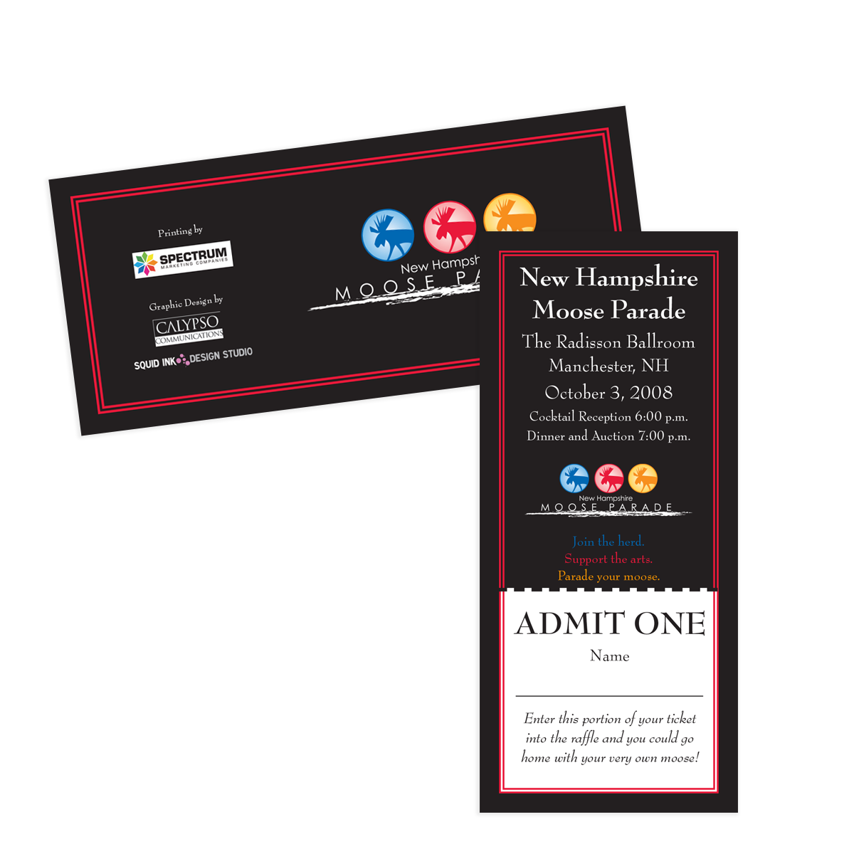 susan raymond event collateral design