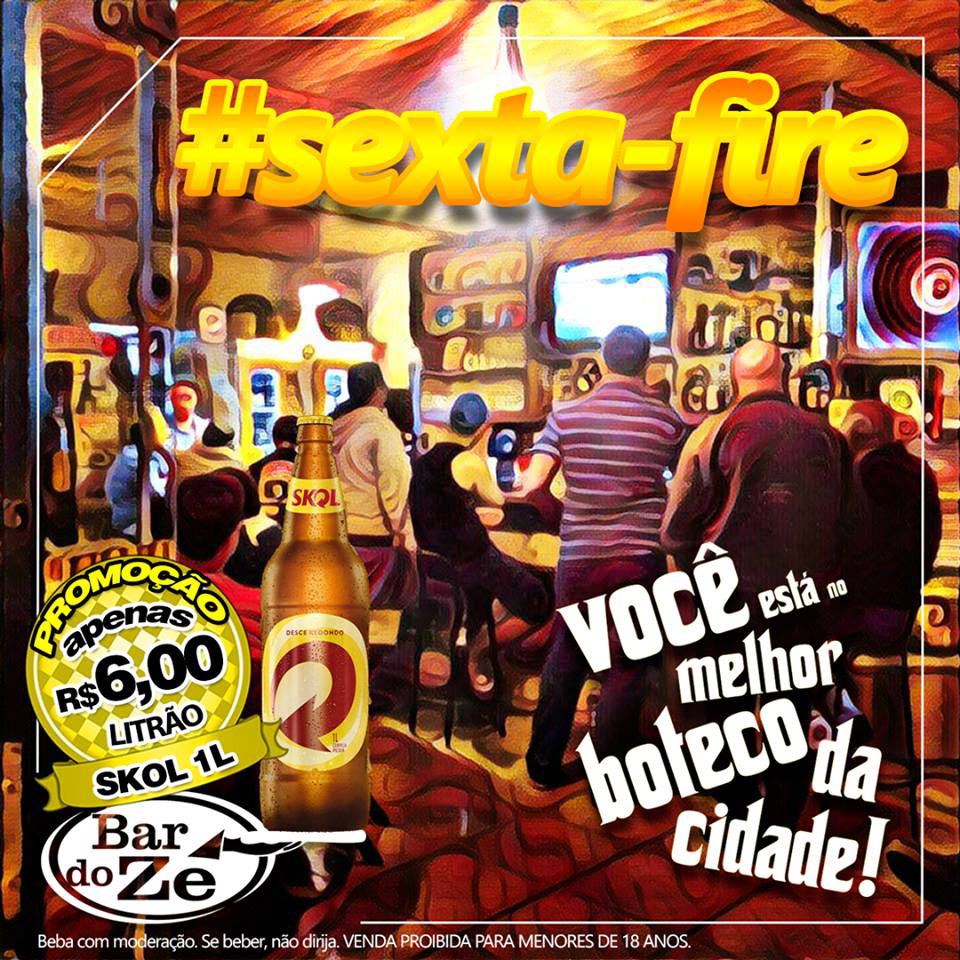 T&D Tecnologia & Design Bar do Zé Social Media