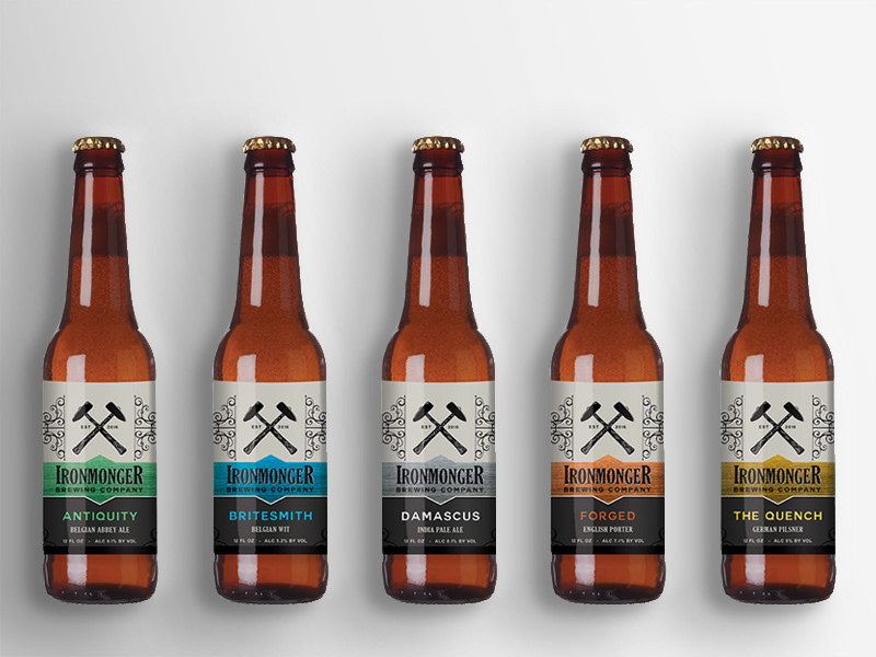 Ironmonger Beer Label Set