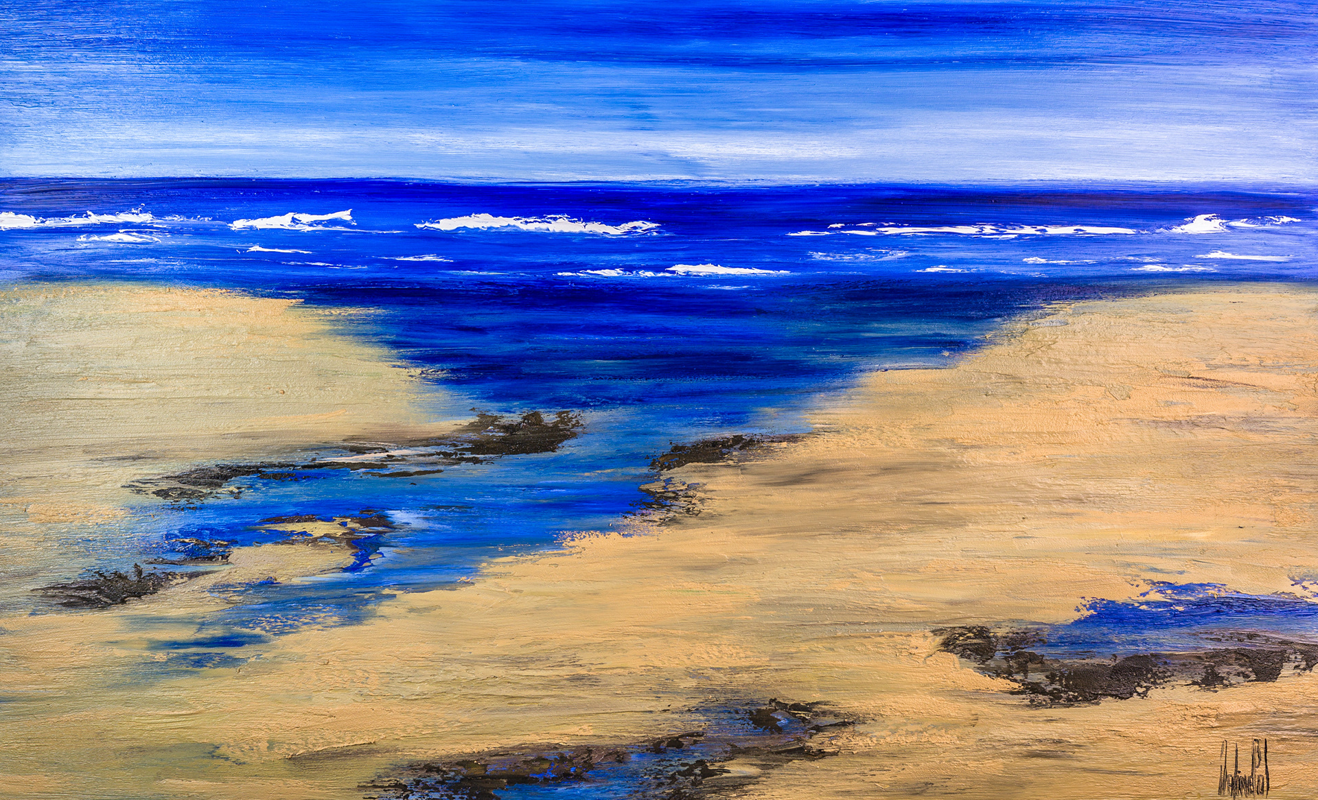 Entre Ciel et Mer 36x58 - JalinePol