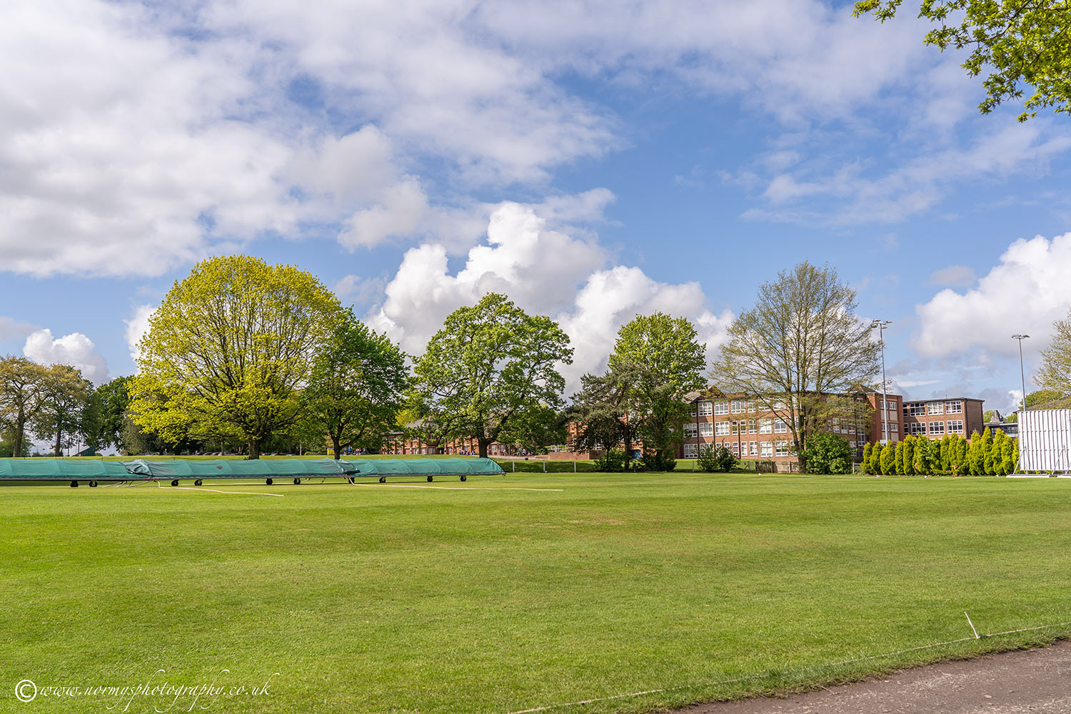 Back of the high school