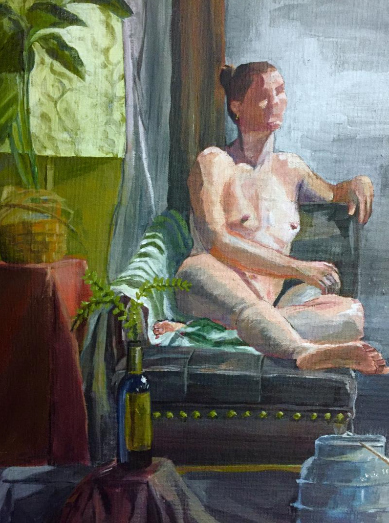 9 Hour life painting - 2019