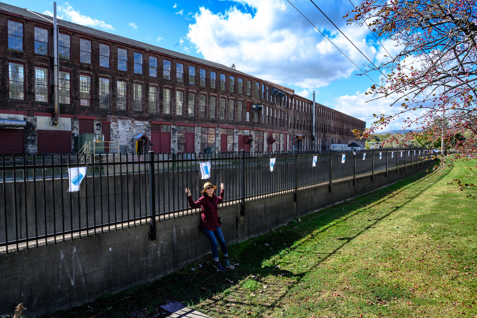 Airborne Transmission, River Street Park Installation, North Adams, MA