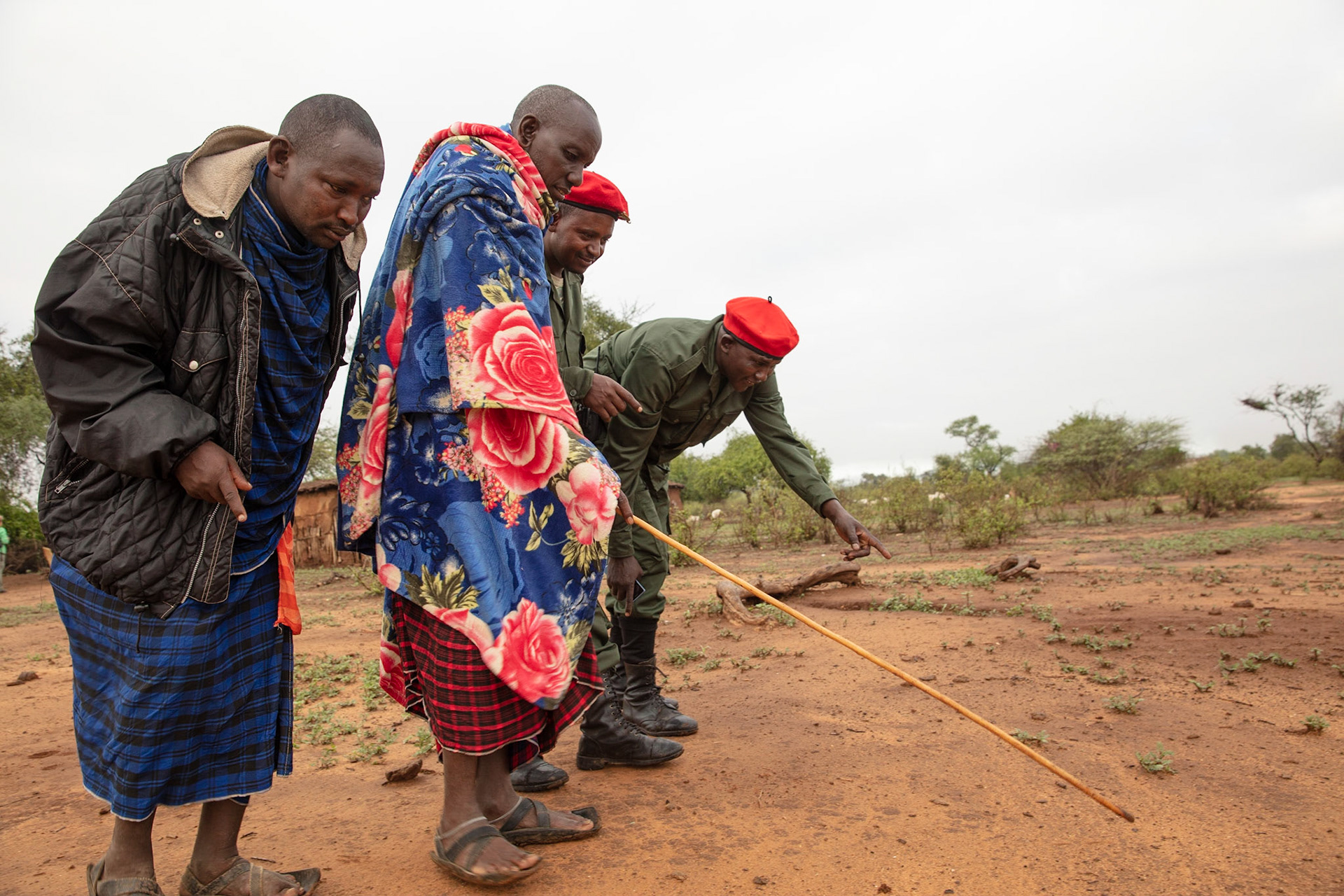 Makame, massai village, rangers