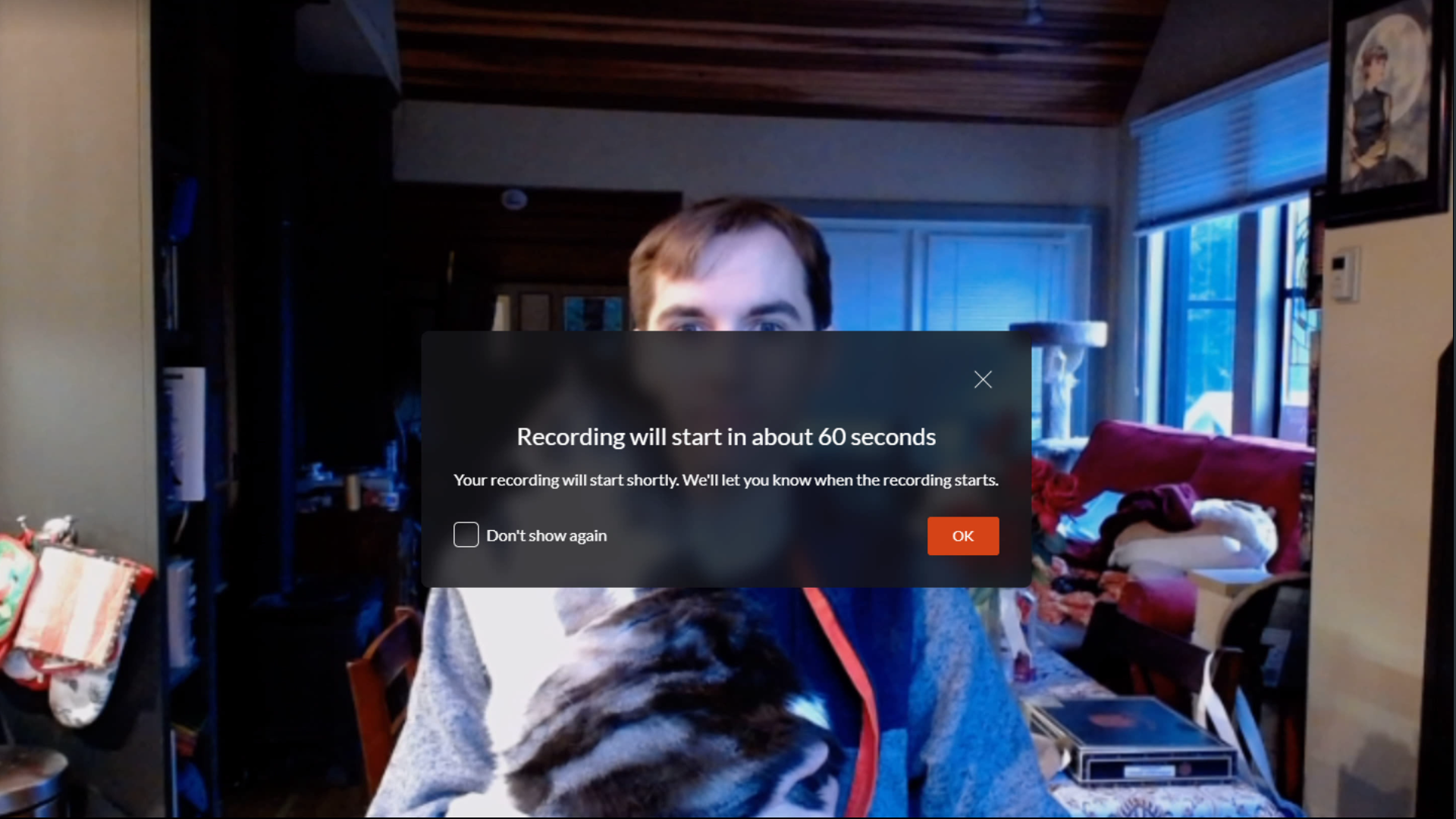 Recording timer notification