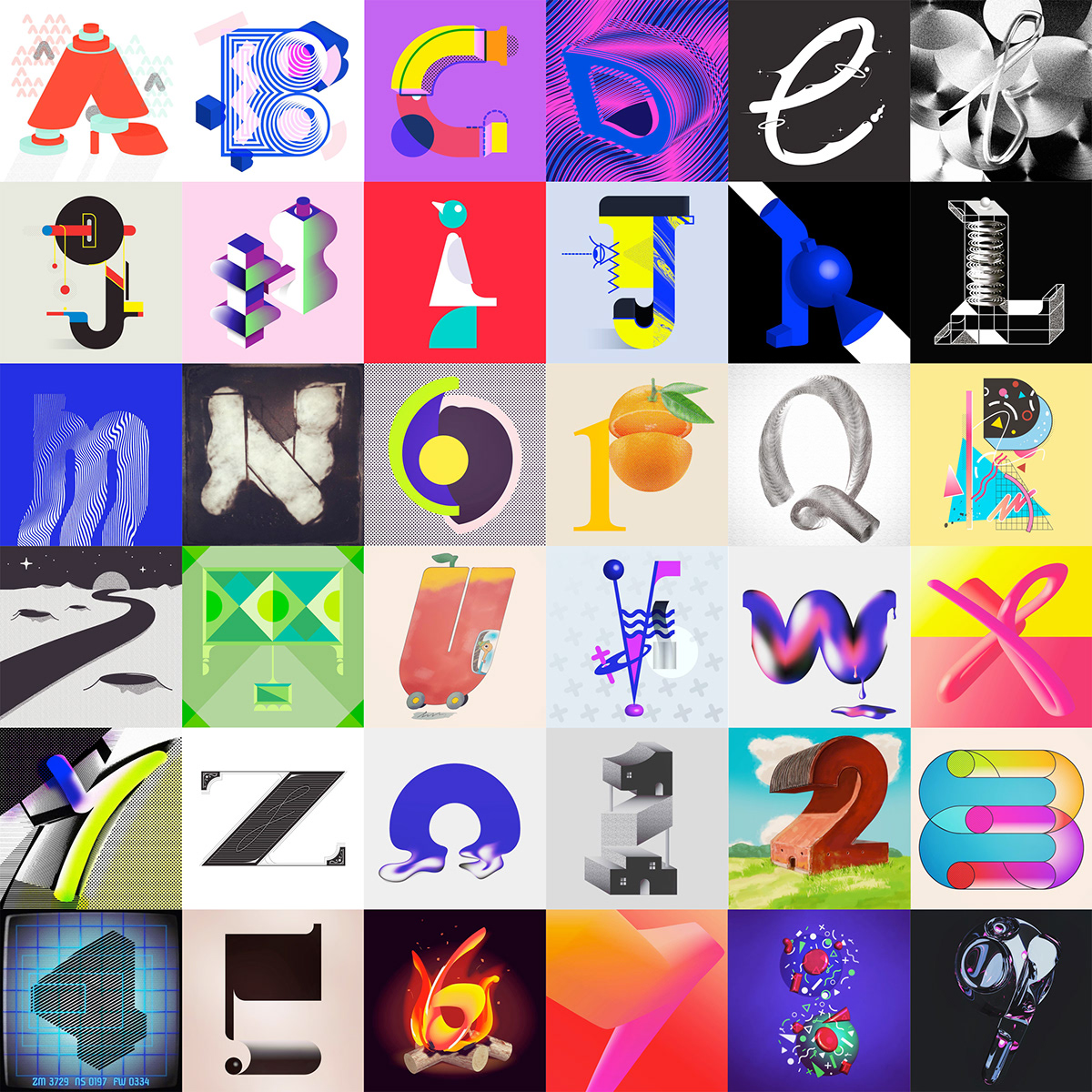 Andrei Sarusi - 36 Days of Type - 2019