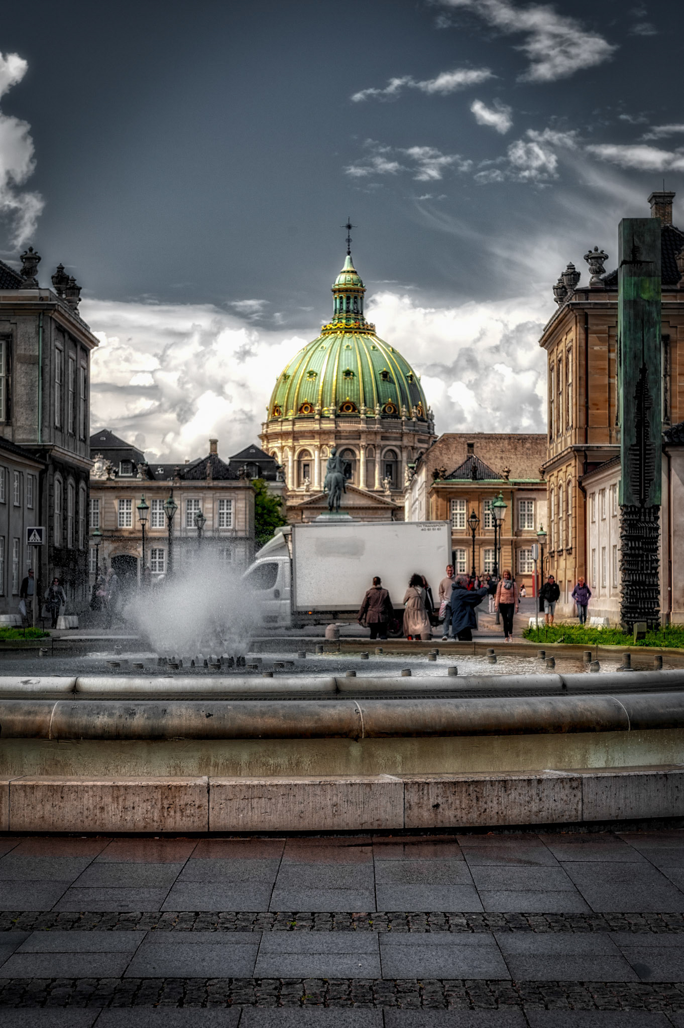 Amalienborg Palace, Copenhagen, Denmark